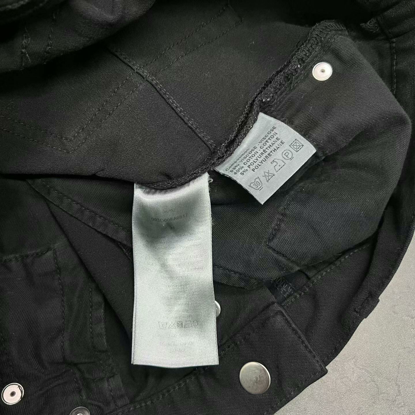 Dior dior black denim long pants size 31 Size US 31 - 3 Thumbnail