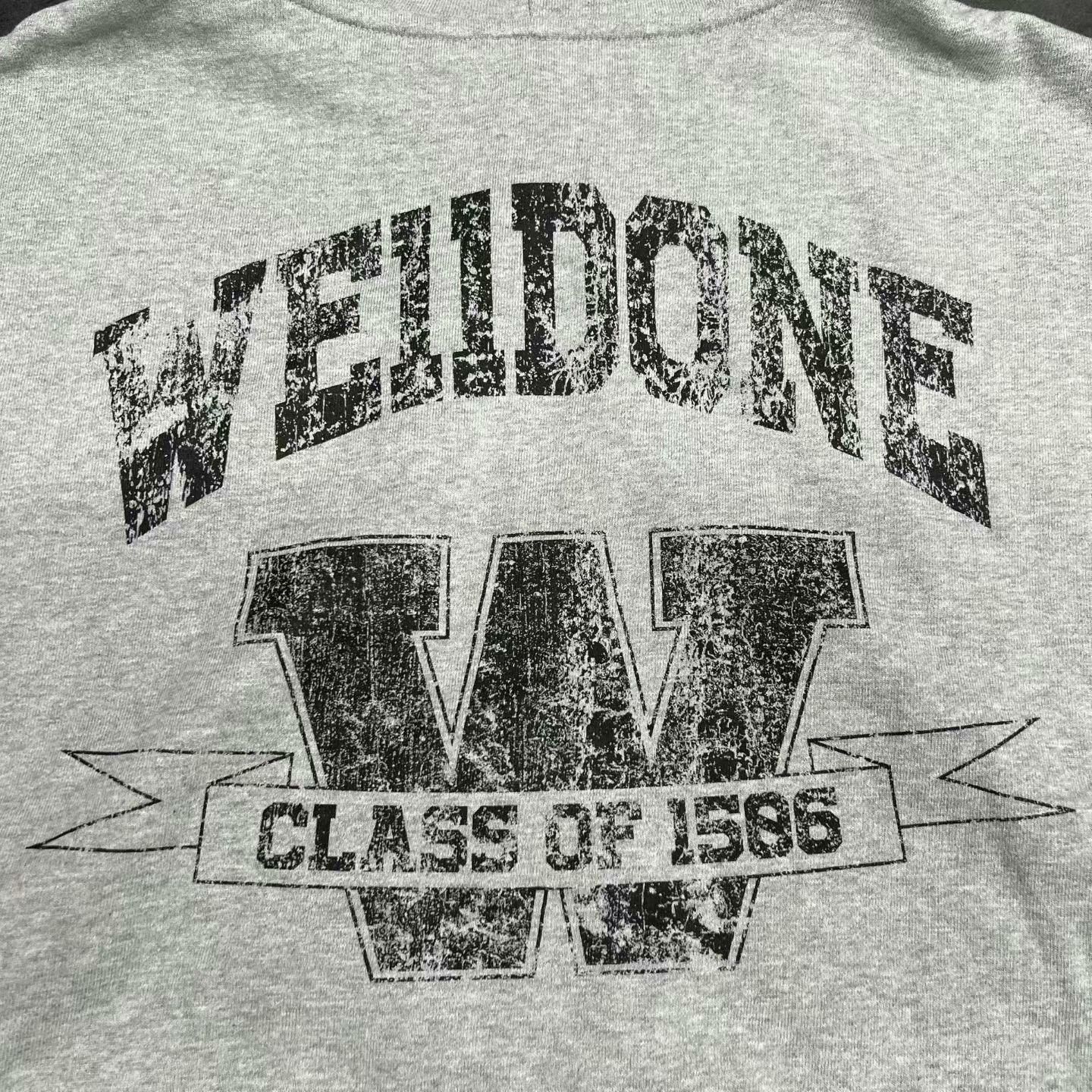 WE11DONE WE11DONE Zip-Up Hoodie in Gray XL Size US XL / EU 56 / 4 - 2 Thumbnail
