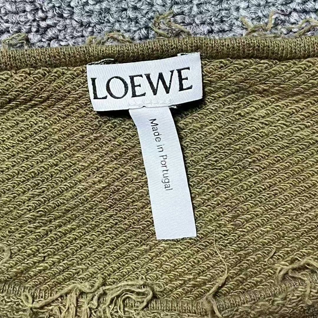 Loewe Loewe Olive Green Logo Sweatshirt T-shirt Size US S / EU 44-46 / 1 - 3 Thumbnail