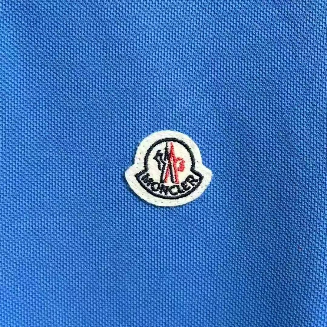 Moncler moncler long sleeve polo shirt in blue Size US M / EU 48-50 / 2 - 4 Thumbnail