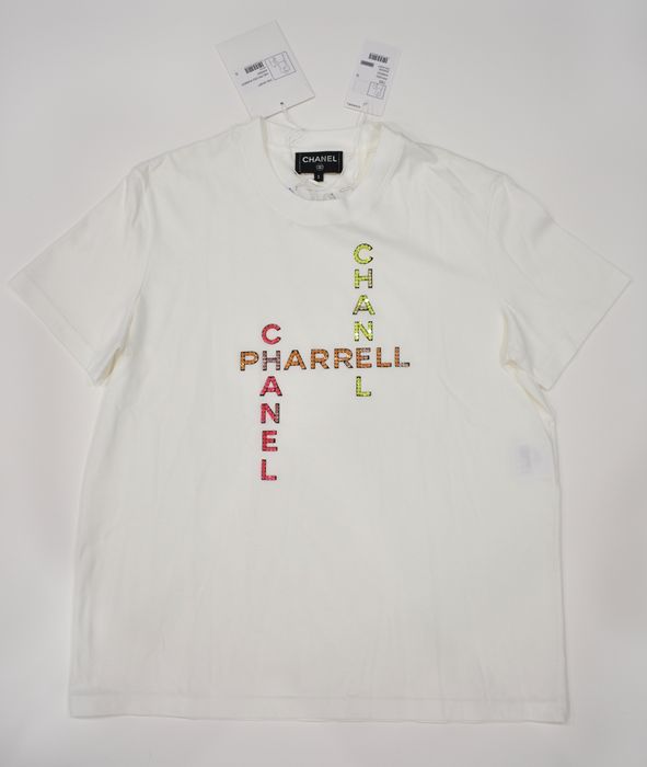 Chanel Chanel X Pharrell Capsule Collection White Short Sleeve