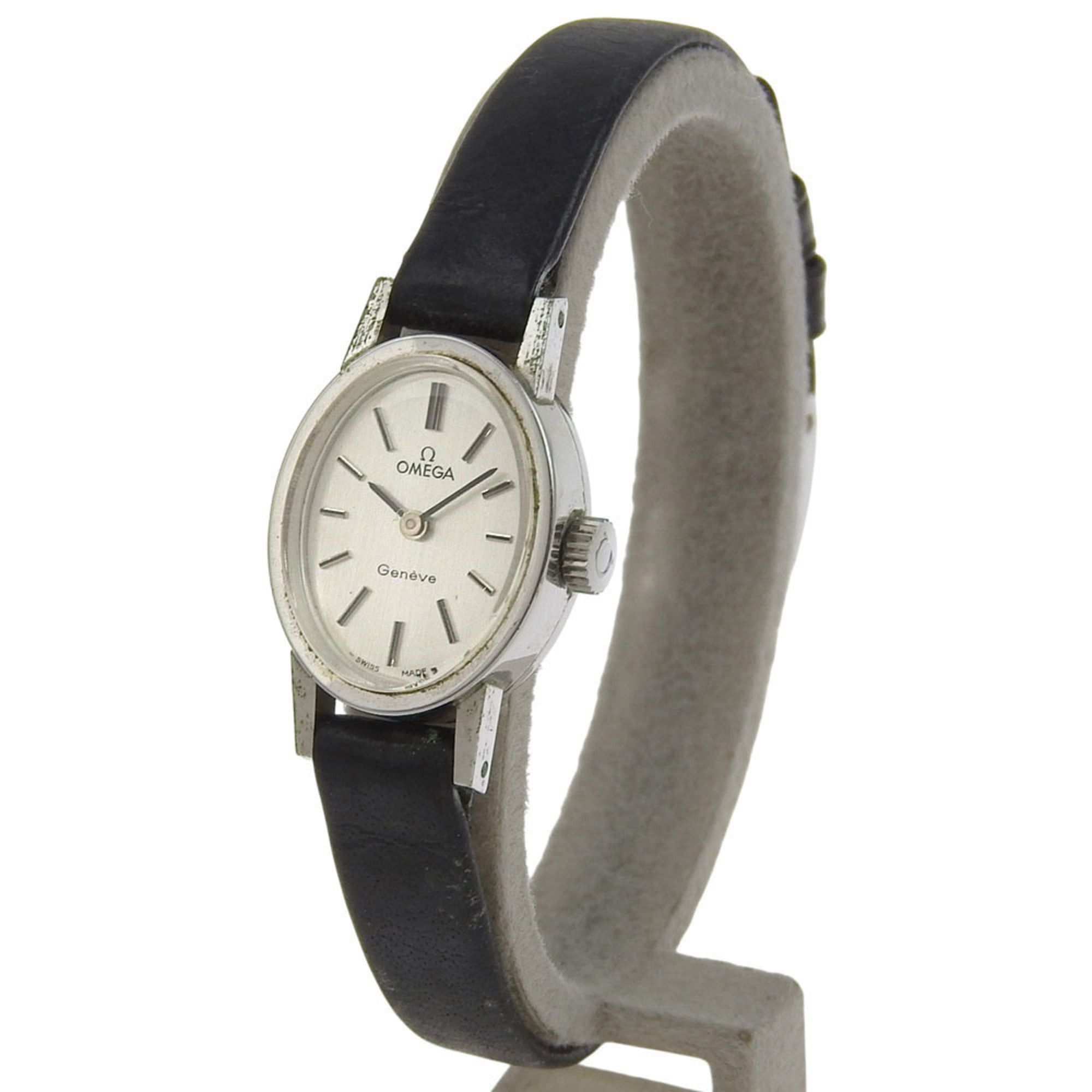 Omega OMEGA Geneva Women's Watch, Caliber 485, Stainless Steel, Manual Winding, Analog Display, Silver Dial Size ONE SIZE - 2 Thumbnail