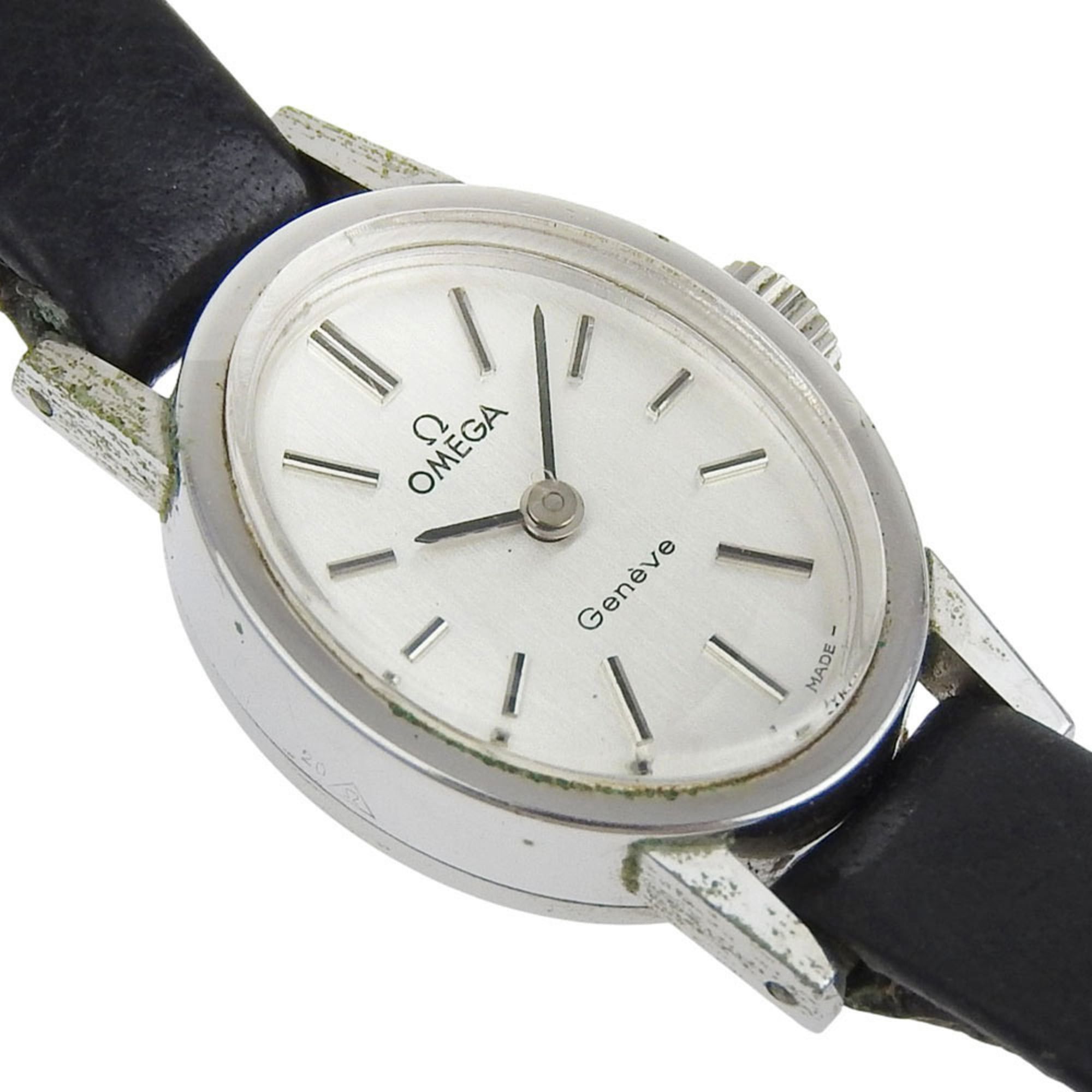 Omega OMEGA Geneva Women's Watch, Caliber 485, Stainless Steel, Manual Winding, Analog Display, Silver Dial Size ONE SIZE - 3 Thumbnail