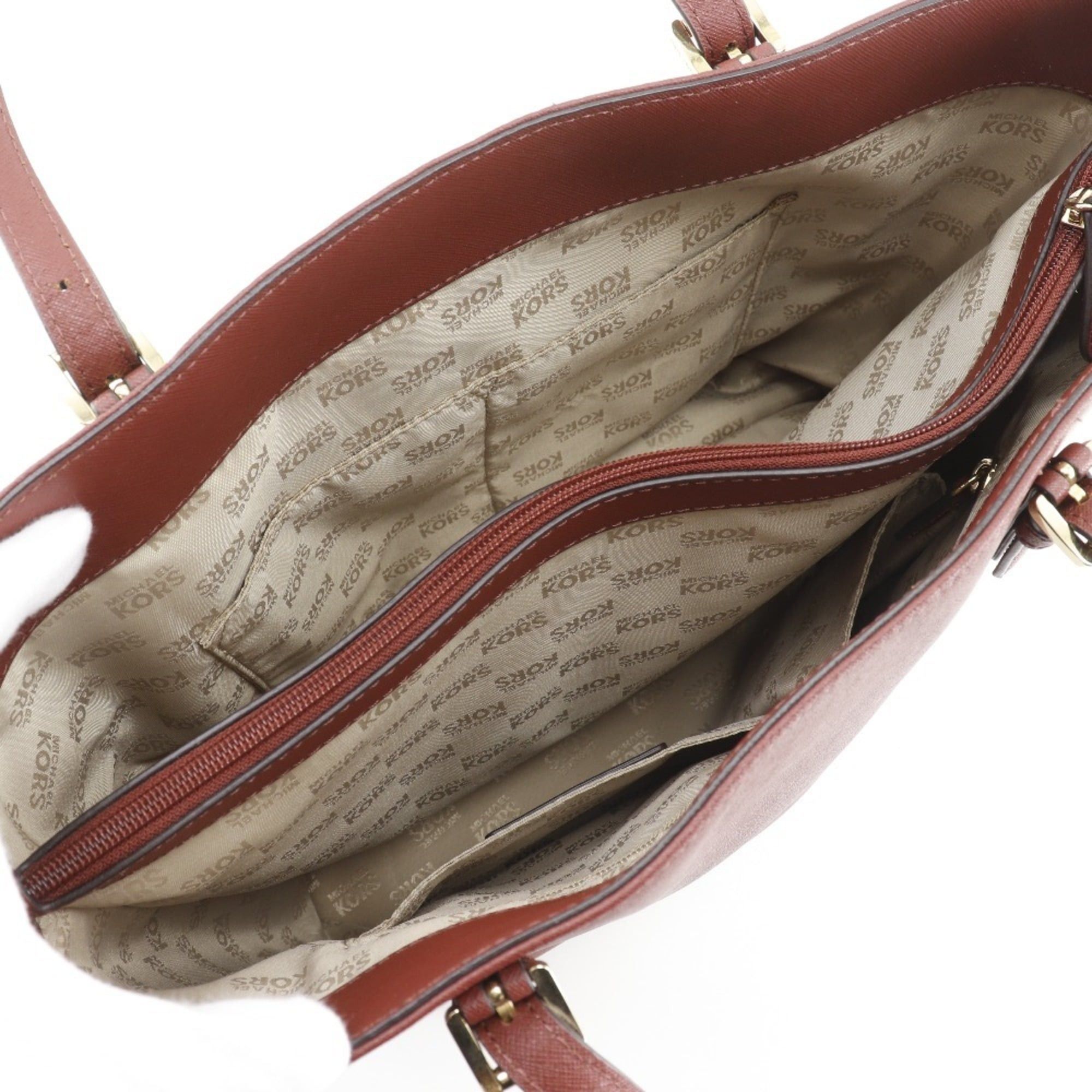 Michael Kors Michael Kors Tote Bag 35S6GTTT3L Leather Red A4 Open Women's Size ONE SIZE - 3 Thumbnail