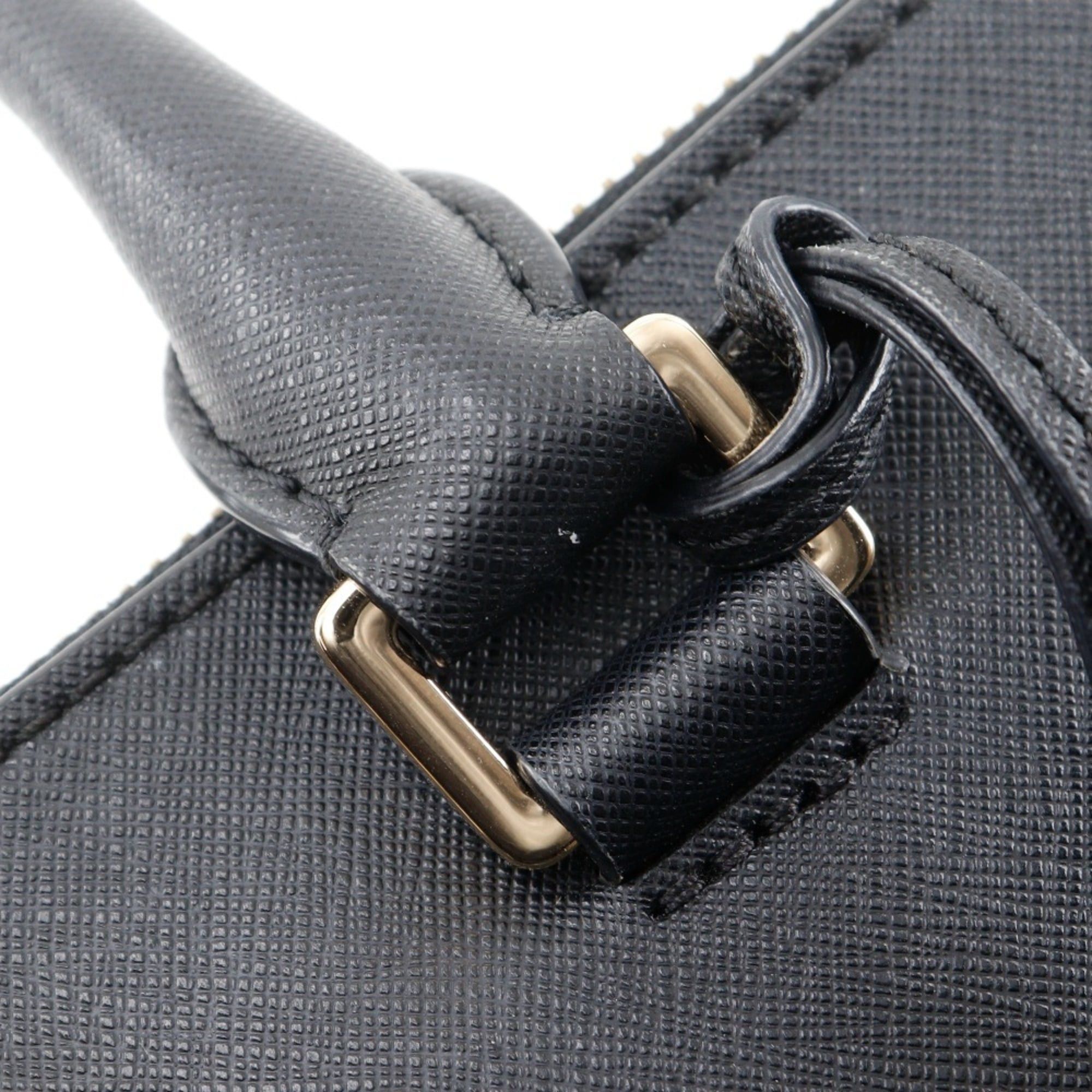 Michael Kors Michael Kors 2-Way Shoulder Handbag 35S6GSOT2L, Black Leather, Crossbody, A4 Size, Magnetic closure, Women's Size ONE SIZE - 17 Thumbnail