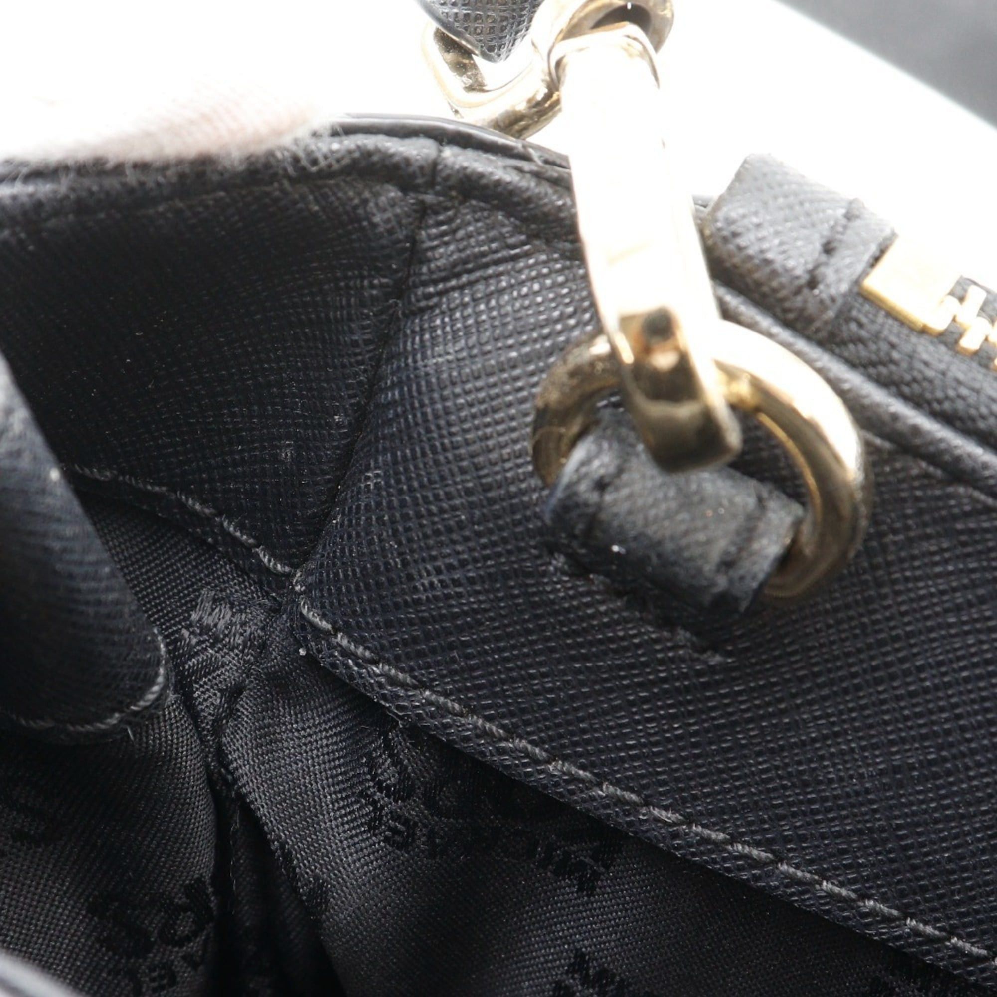 Michael Kors Michael Kors 2-Way Shoulder Handbag 35S6GSOT2L, Black Leather, Crossbody, A4 Size, Magnetic closure, Women's Size ONE SIZE - 11 Thumbnail