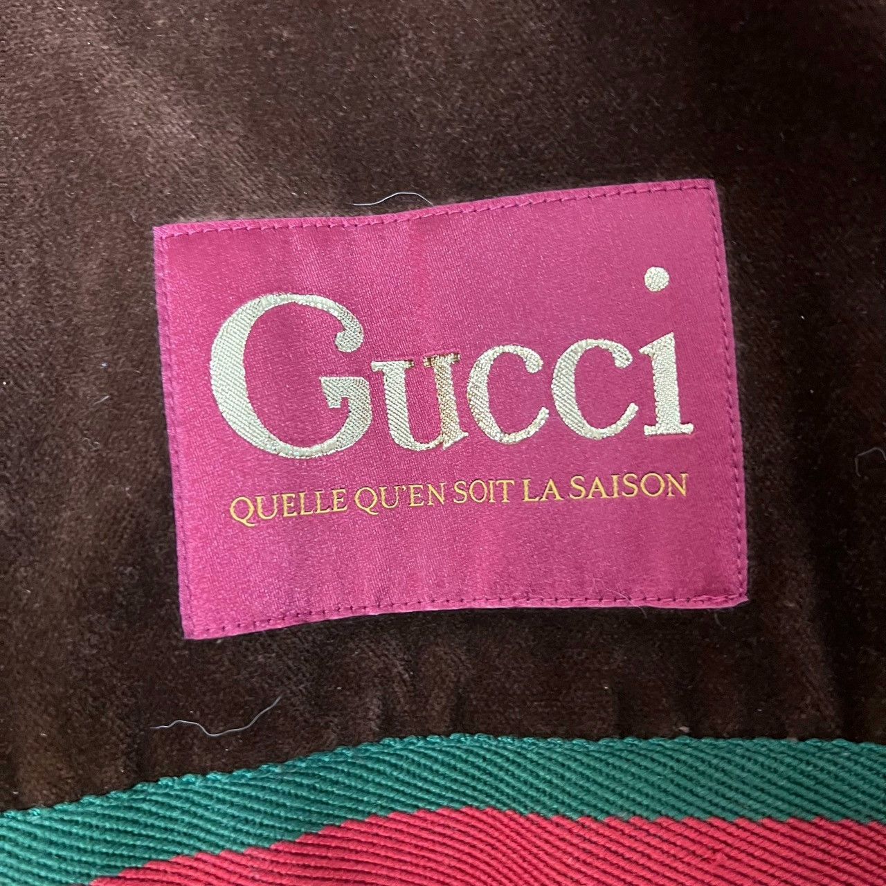 Gucci gucci burgundy double g pattern jacket Size US L / EU 52-54 / 3 - 9 Thumbnail