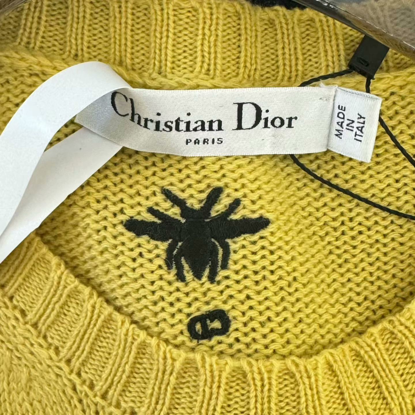 Dior limited edition floral embroidery cashmere sweater Size L / US 10 / IT 46 - 2 Thumbnail