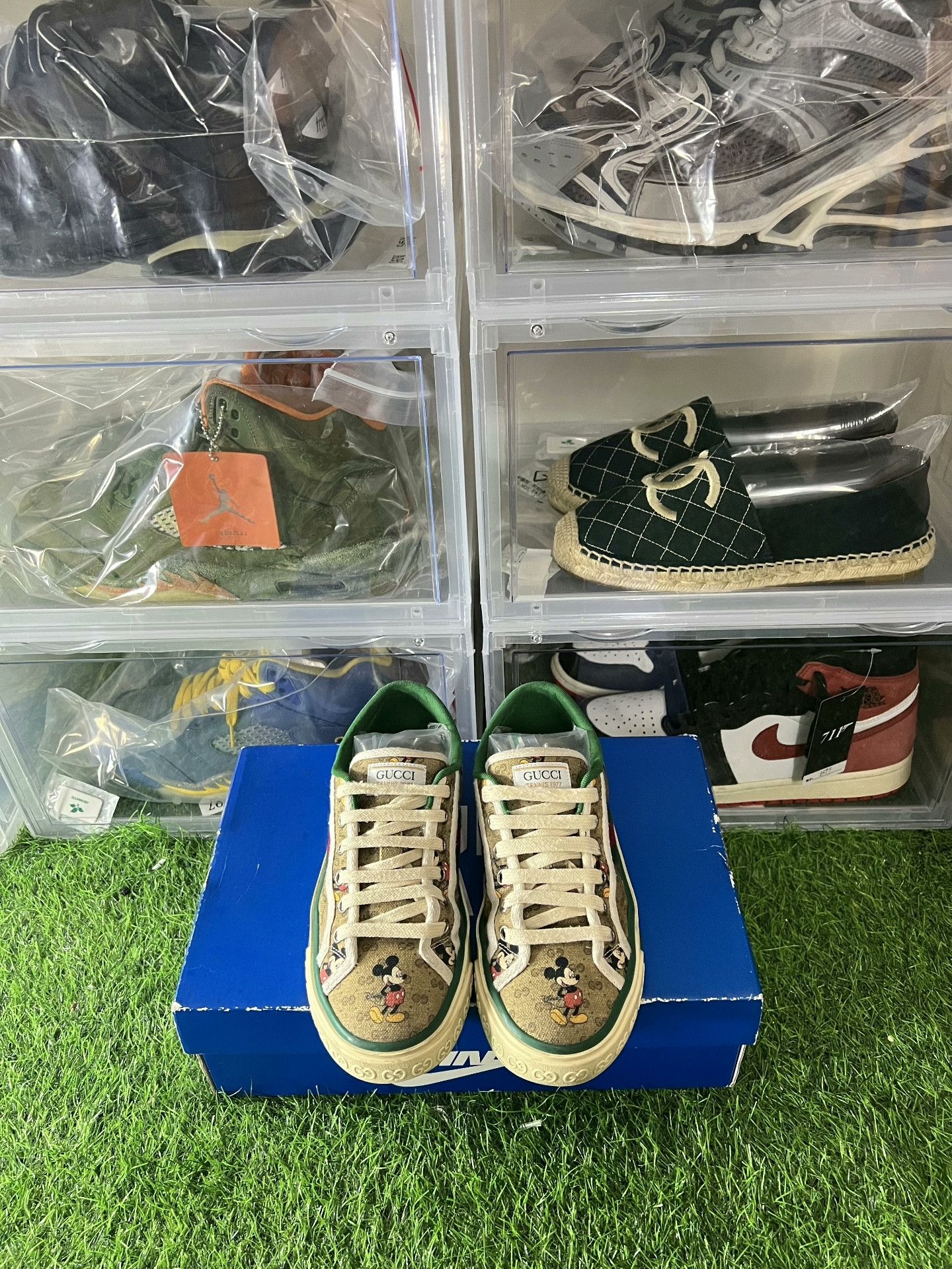 Gucci disney x gucci tennis 1977 canvas shoes Size US 6.5 / EU 39-40 - 2 Thumbnail