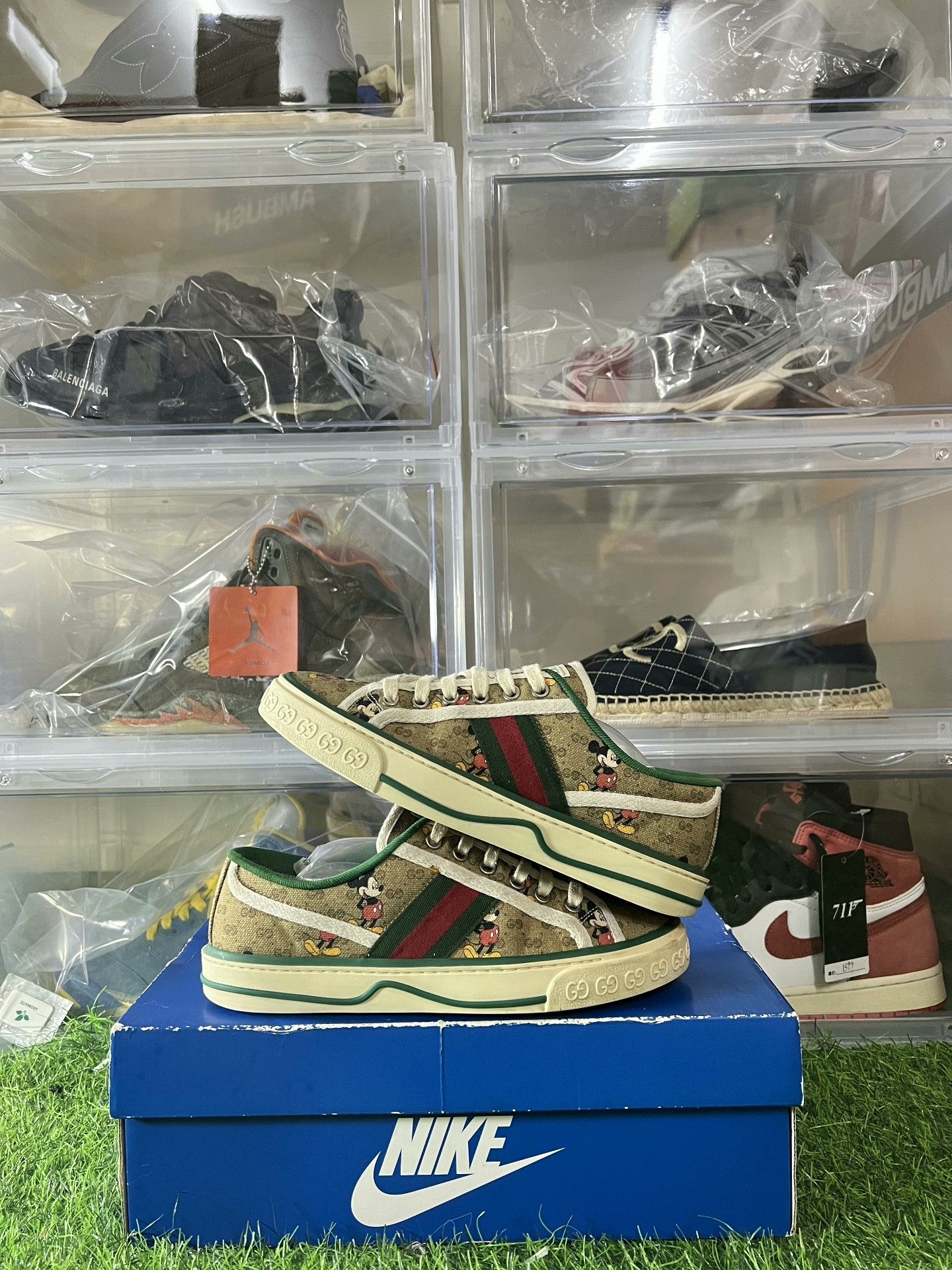 Gucci disney x gucci tennis 1977 canvas shoes Size US 6.5 / EU 39-40 - 3 Thumbnail