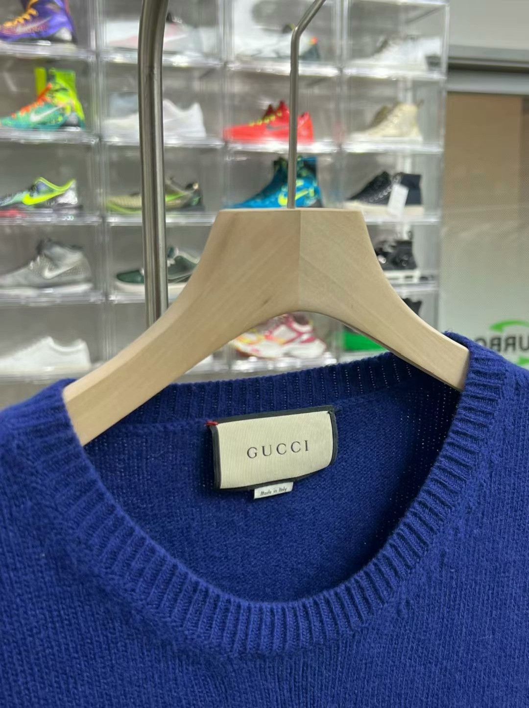 Gucci blue wool dog knit sweater 3XL size Size US XXL / EU 58 / 5 - 2 Thumbnail