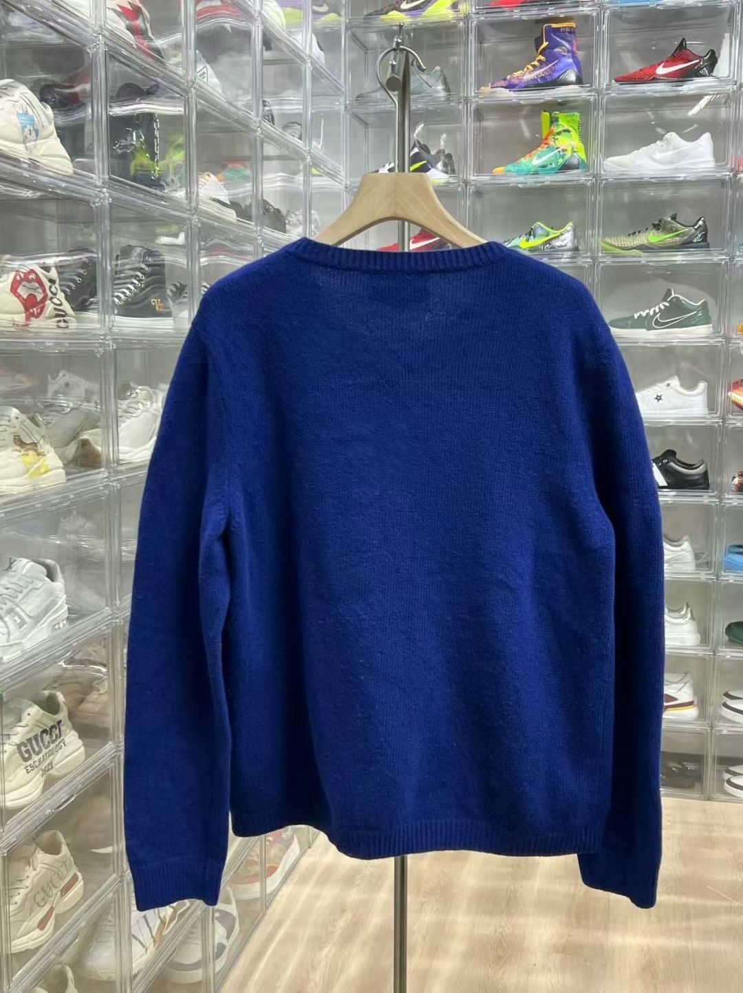 Gucci blue wool dog knit sweater 3XL size Size US XXL / EU 58 / 5 - 5 Thumbnail
