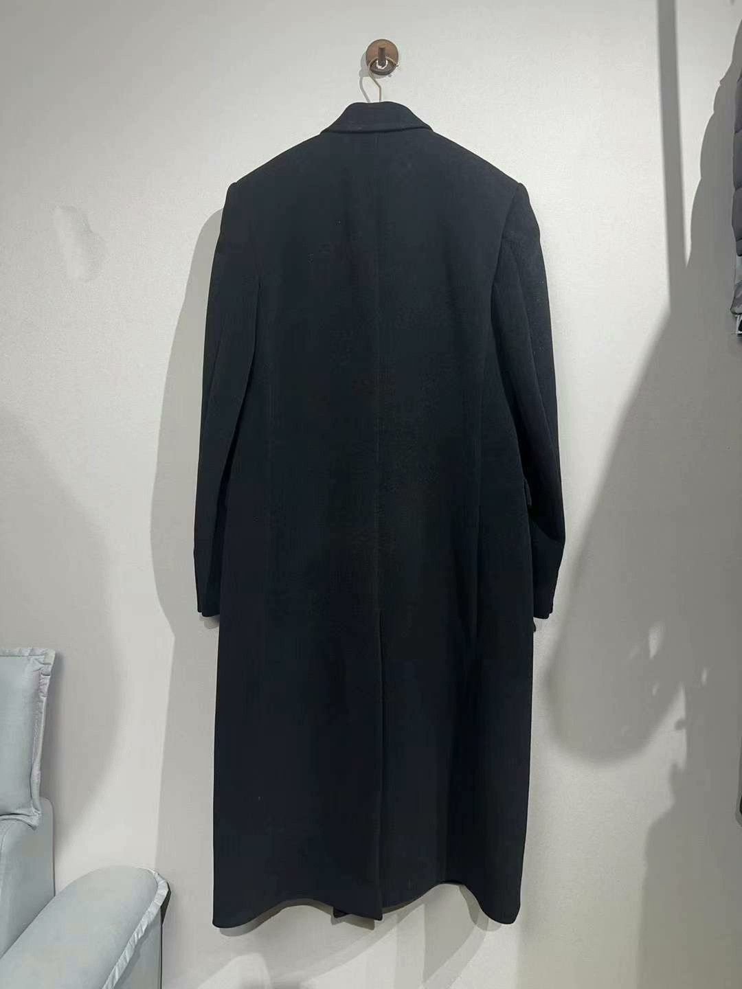 Balenciaga balenciaga black cashmere long coat Size US L / EU 52-54 / 3 - 2 Thumbnail