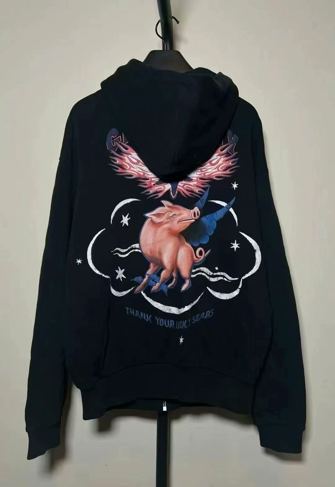 Givenchy givenchy black zip-up hoodie with logo Size US S / EU 44-46 / 1 - 2 Thumbnail
