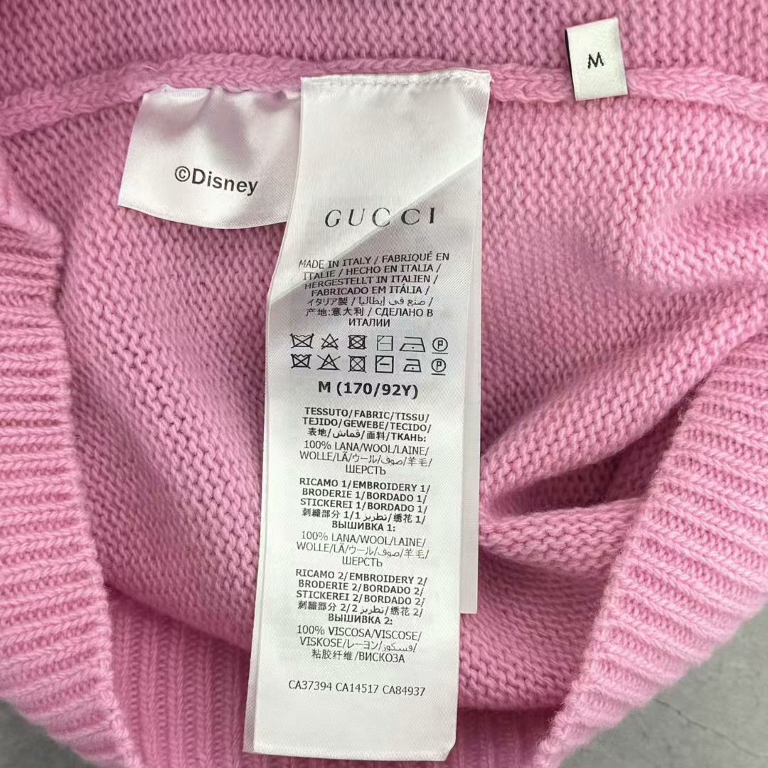 Gucci pink gucci disney logo wool knit sweater Size M / US 6-8 / IT 42-44 - 5 Thumbnail