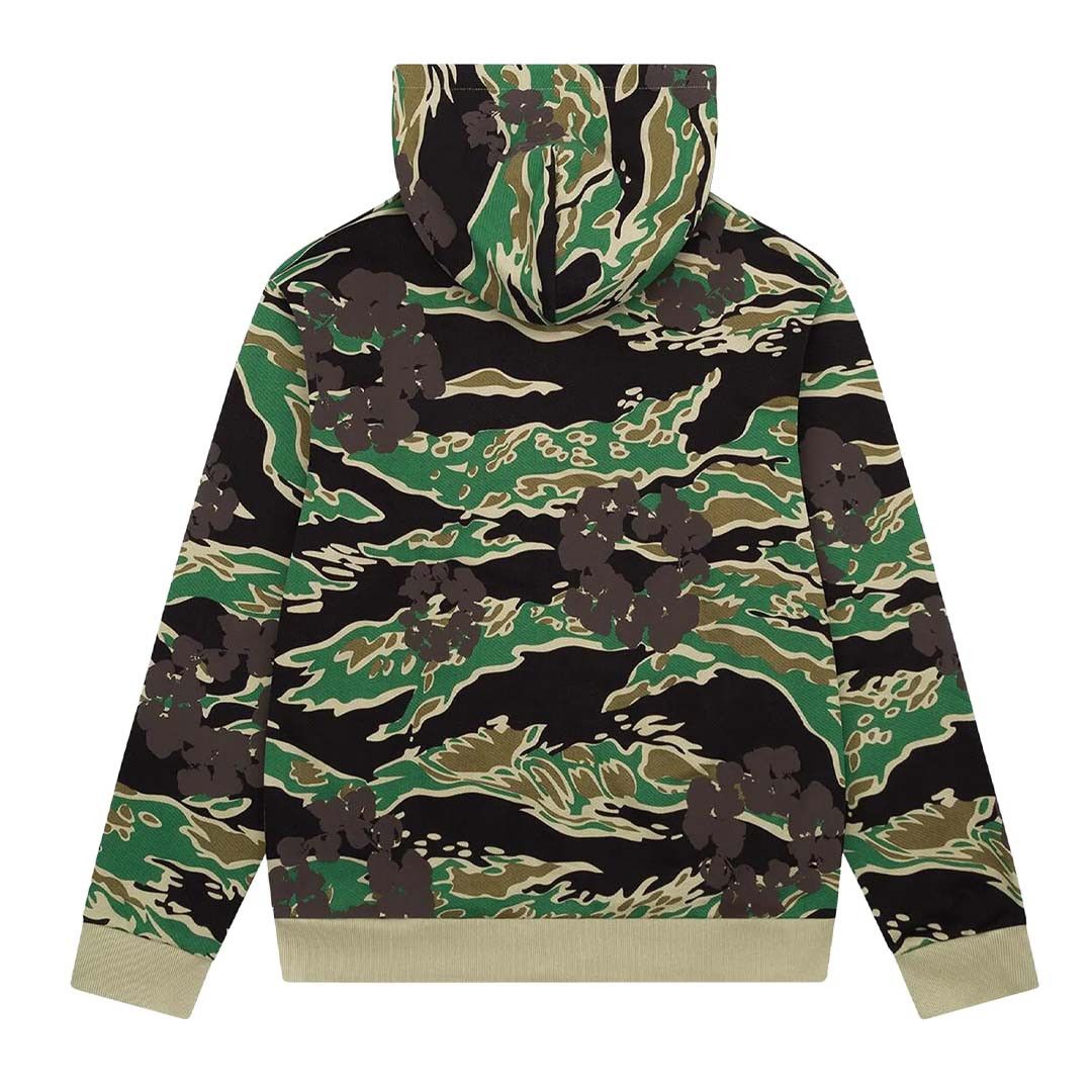 DENIM TEARS Wreath Zip Sweatshirt 'Green Camo' Size US M / EU 48-50 / 2 - 2 Thumbnail