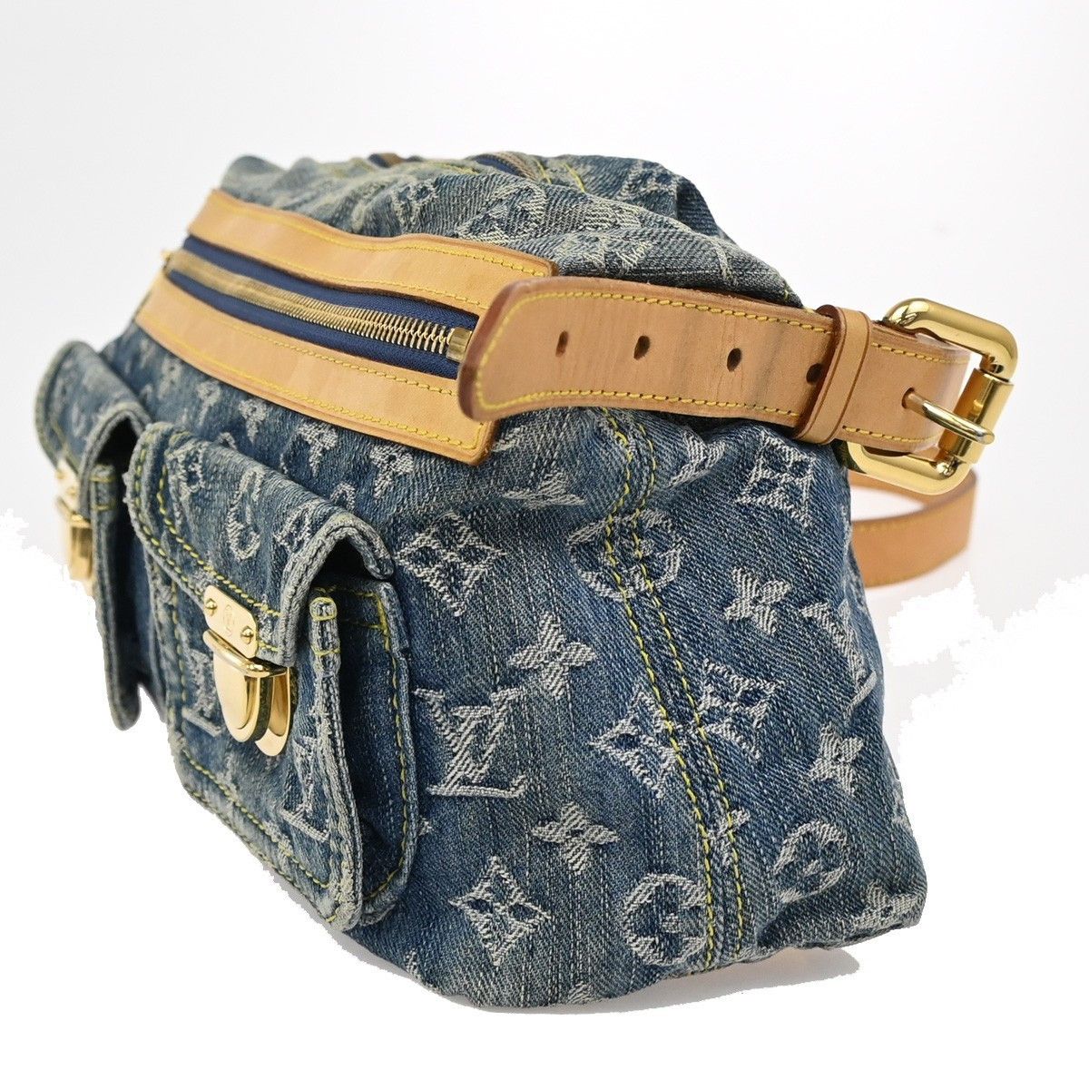 Louis Vuitton Louis Vuitton Baggy Handbag Denim Size ONE SIZE - 3 Thumbnail