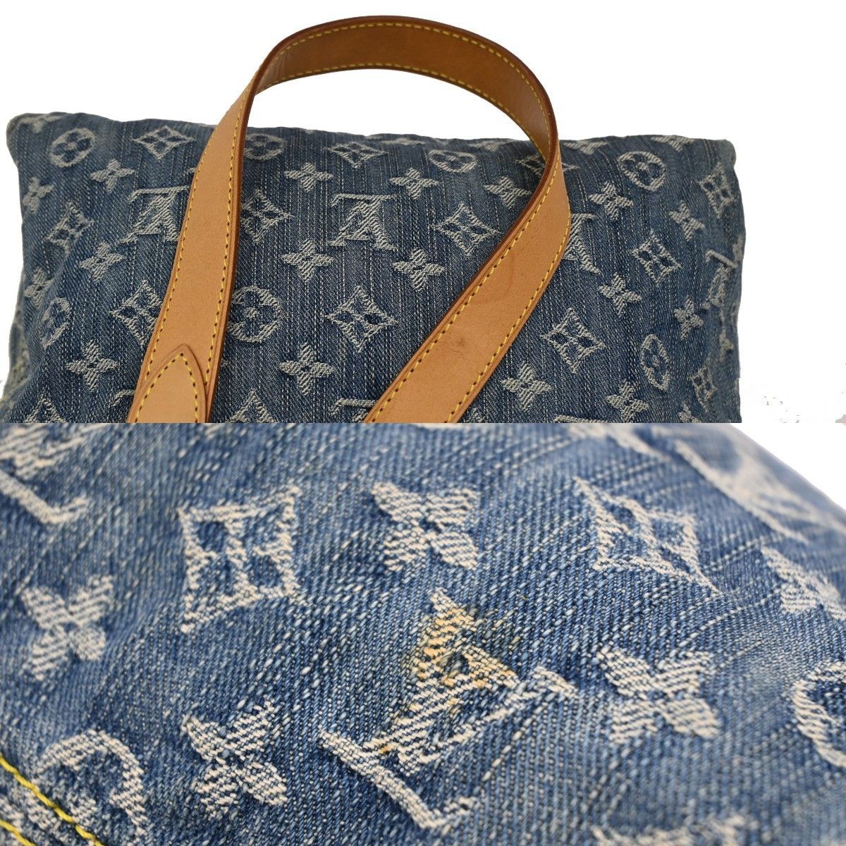Louis Vuitton Louis Vuitton Baggy Handbag Denim Size ONE SIZE - 15 Thumbnail