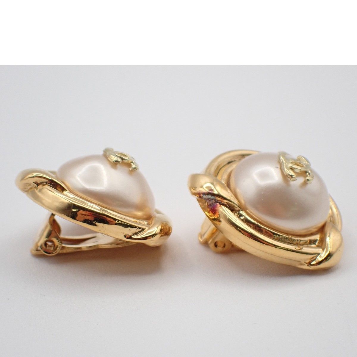 Chanel Chanel CC Round Earrings Metal Size ONE SIZE - 4 Thumbnail