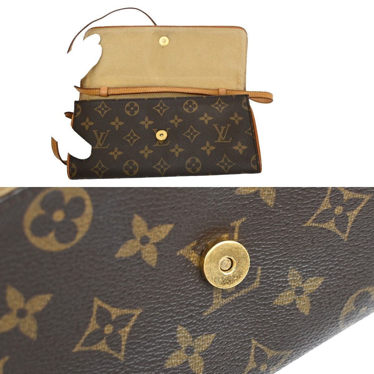 Louis Vuitton Louis Vuitton Twin Handbag Monogram Canvas Size ONE SIZE - 11 Thumbnail