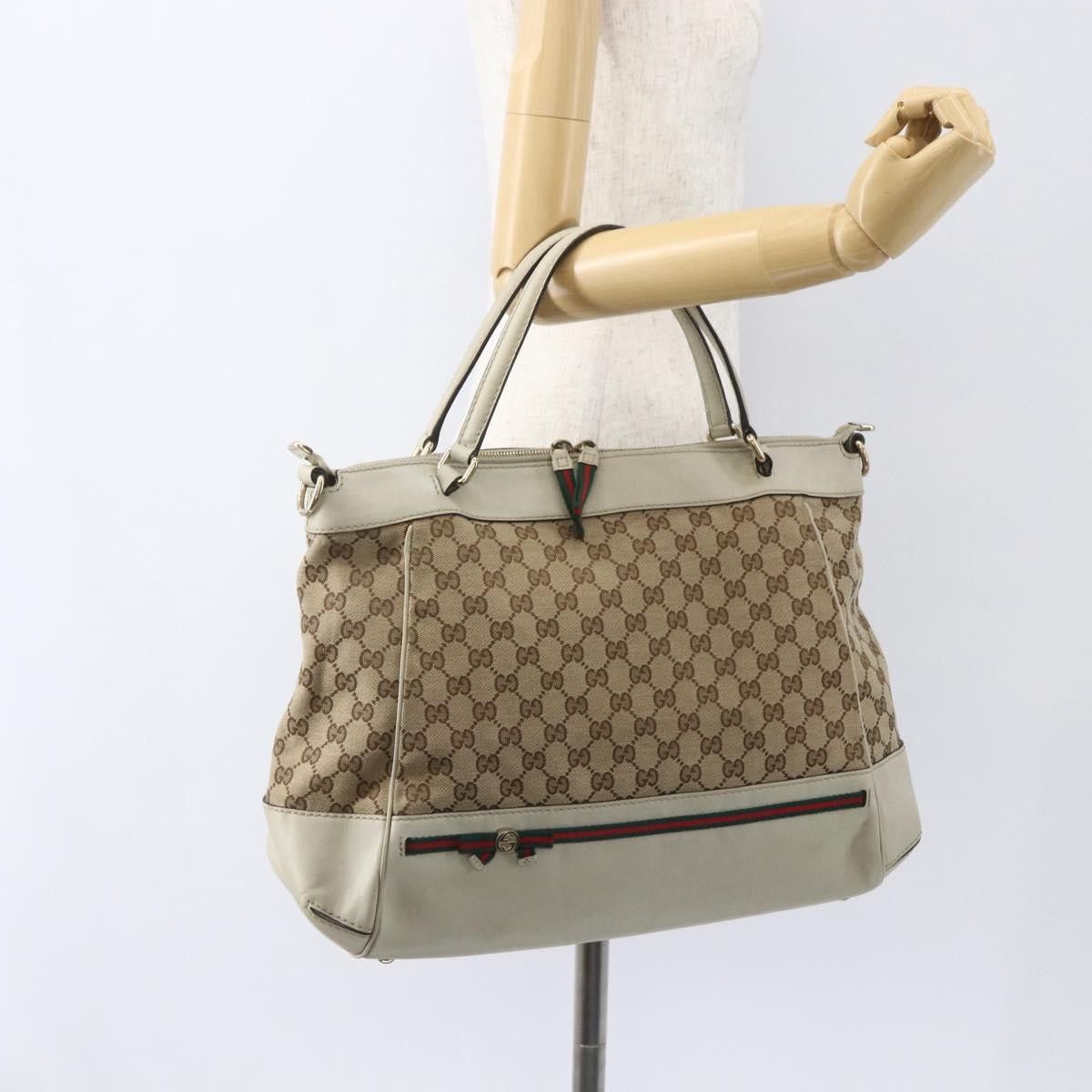 Gucci Gucci Mayfair Convertible Tote GG Canvas Size ONE SIZE - 14 Thumbnail