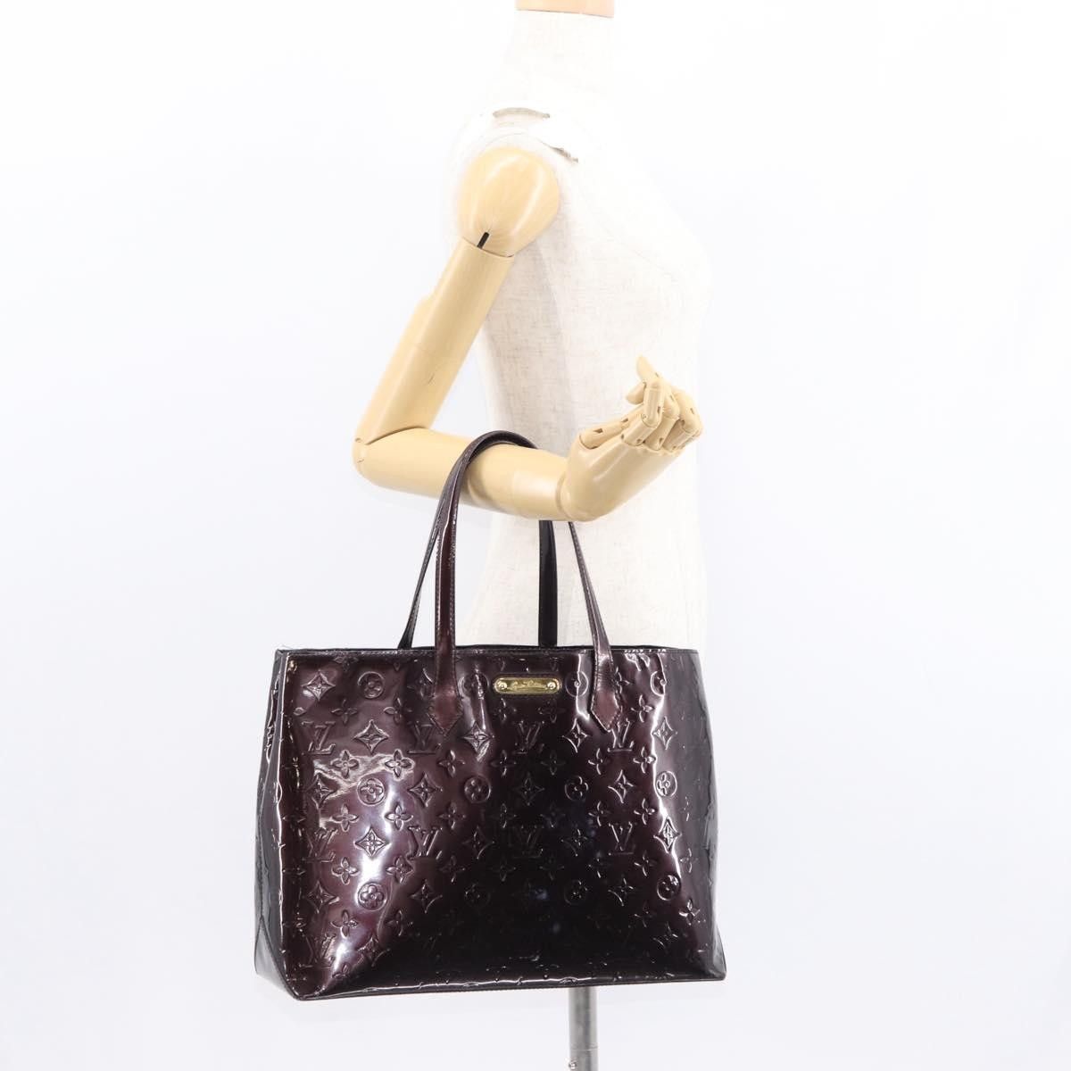 Louis Vuitton Louis Vuitton Wilshire Handbag Monogram Vernis Size ONE SIZE - 15 Thumbnail
