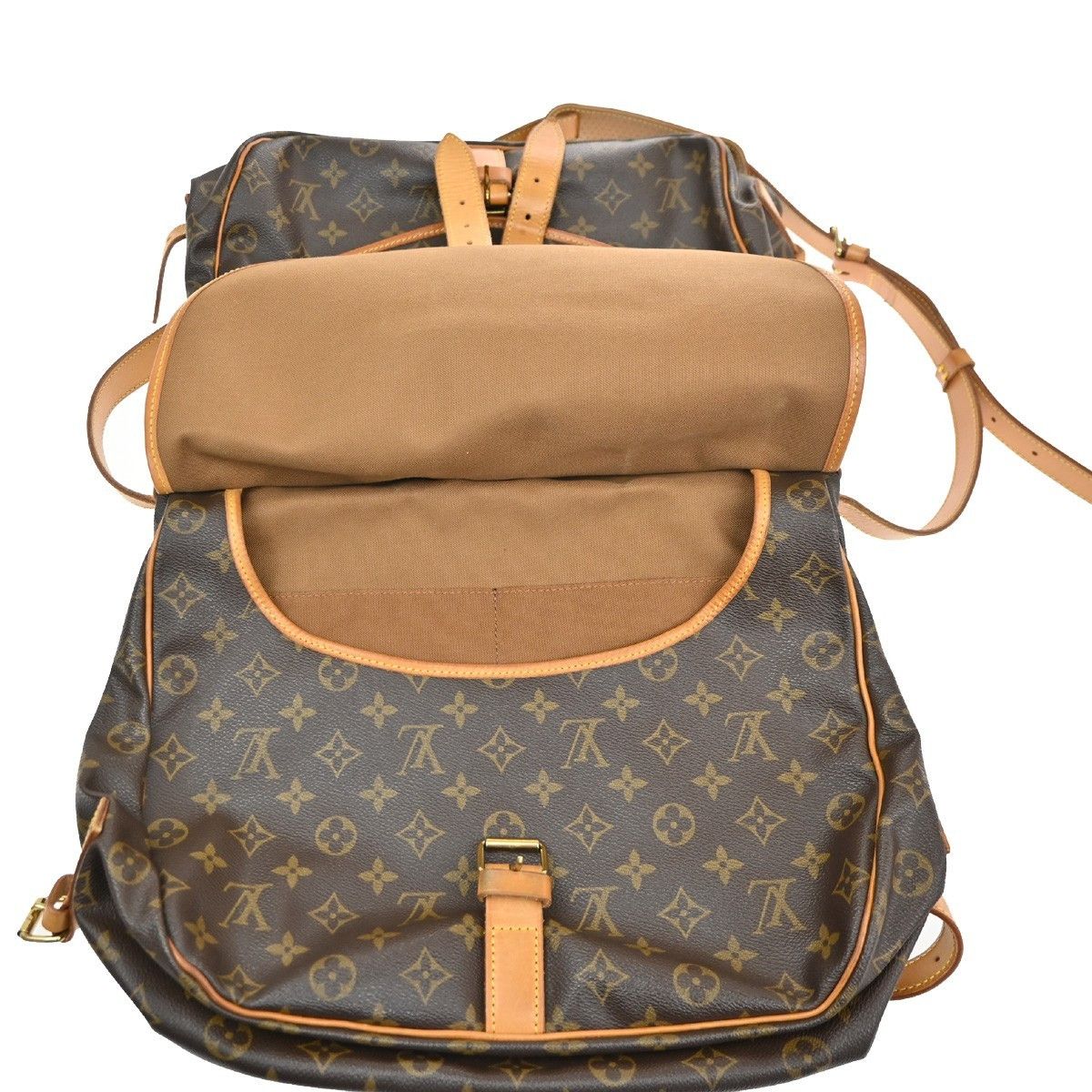 Louis Vuitton Louis Vuitton Saumur Handbag Monogram Canvas Size ONE SIZE - 13 Thumbnail