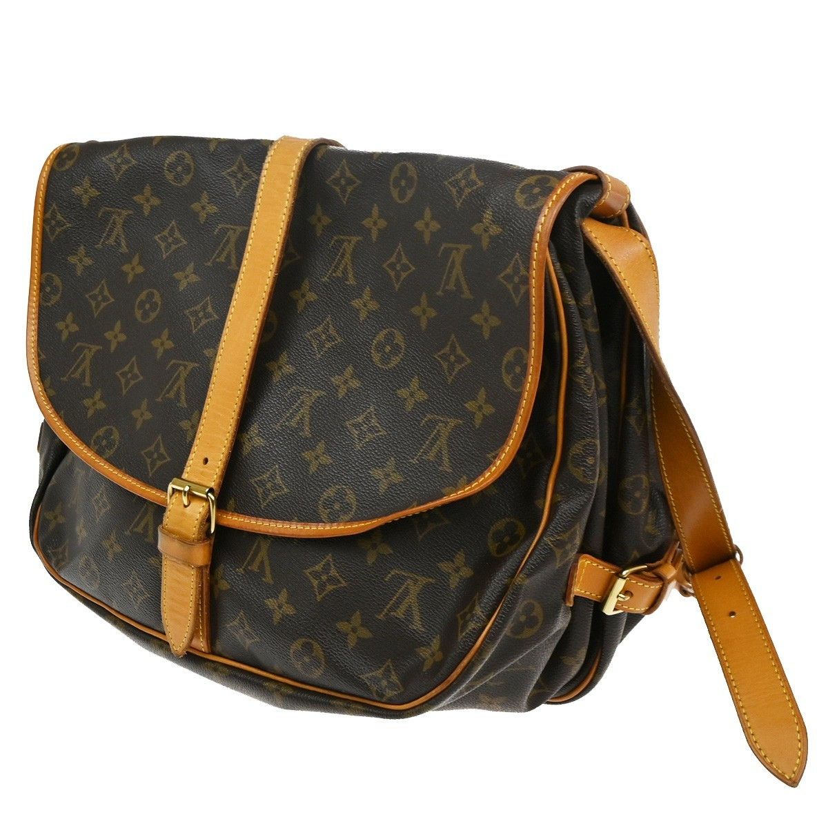 Louis Vuitton Louis Vuitton Saumur Handbag Monogram Canvas Size ONE SIZE - 4 Thumbnail