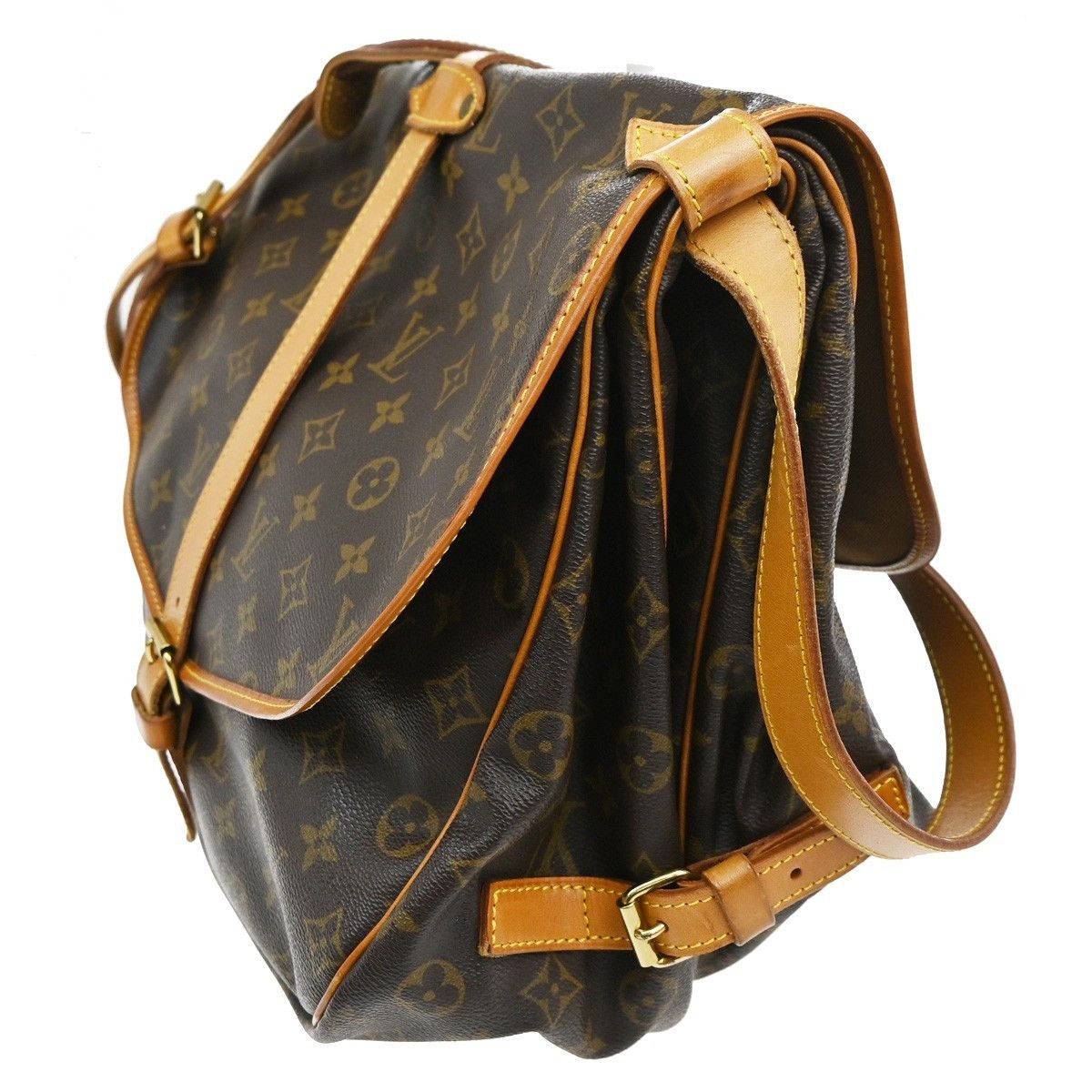 Louis Vuitton Louis Vuitton Saumur Handbag Monogram Canvas Size ONE SIZE - 3 Thumbnail