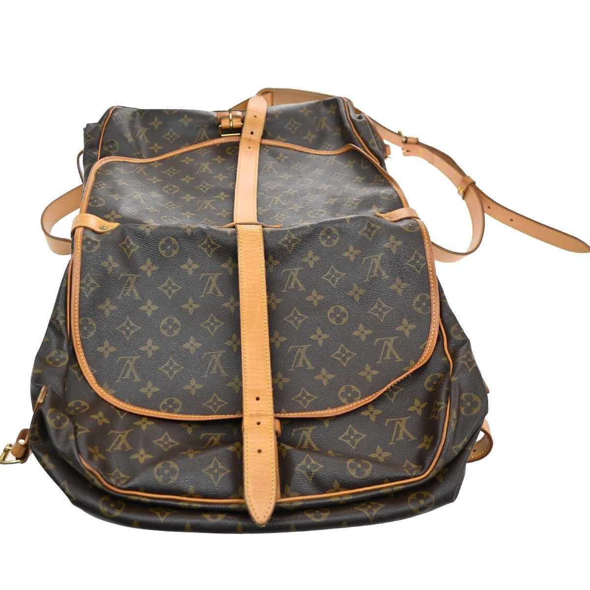 Louis Vuitton Louis Vuitton Saumur Handbag Monogram Canvas Size ONE SIZE - 12 Thumbnail