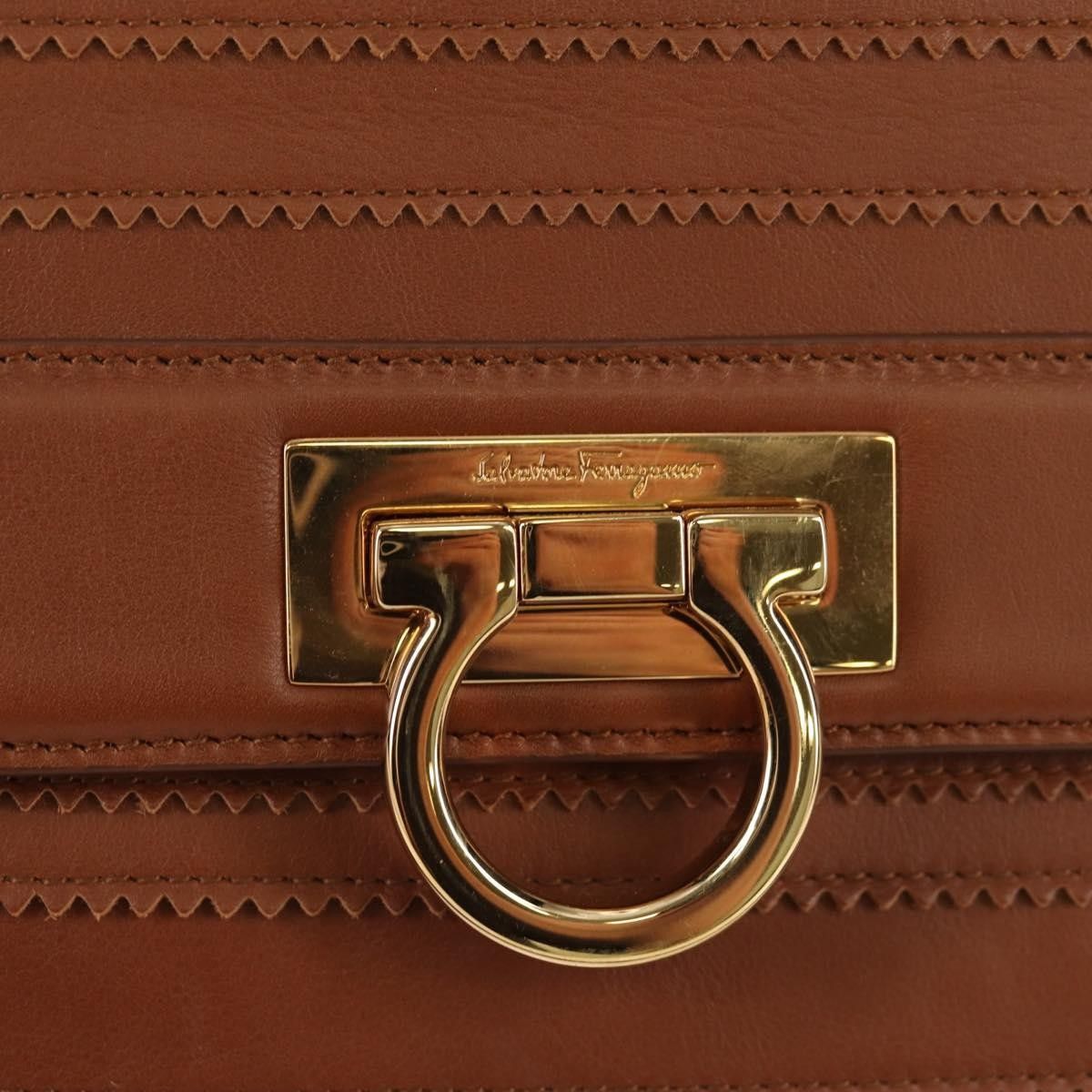 Salvatore Ferragamo Salvatore Ferragamo Sofia Satchel Smooth Leather Size ONE SIZE - 12 Thumbnail