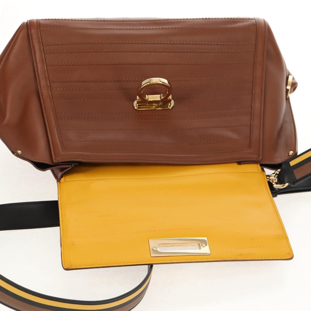 Salvatore Ferragamo Salvatore Ferragamo Sofia Satchel Smooth Leather Size ONE SIZE - 21 Thumbnail