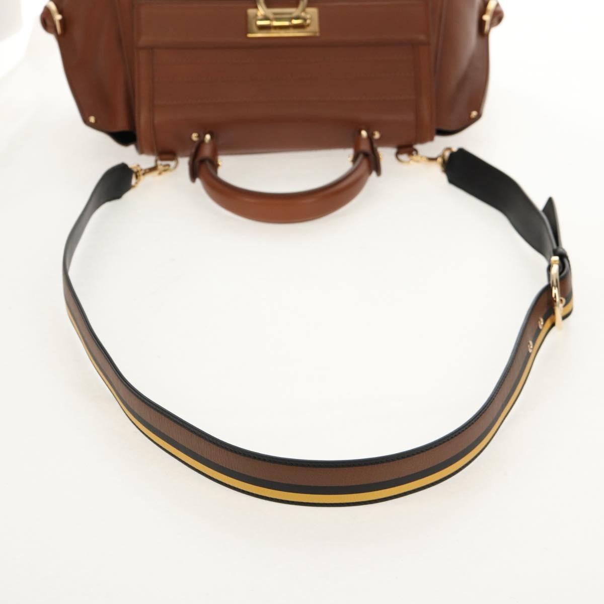 Salvatore Ferragamo Salvatore Ferragamo Sofia Satchel Smooth Leather Size ONE SIZE - 16 Thumbnail