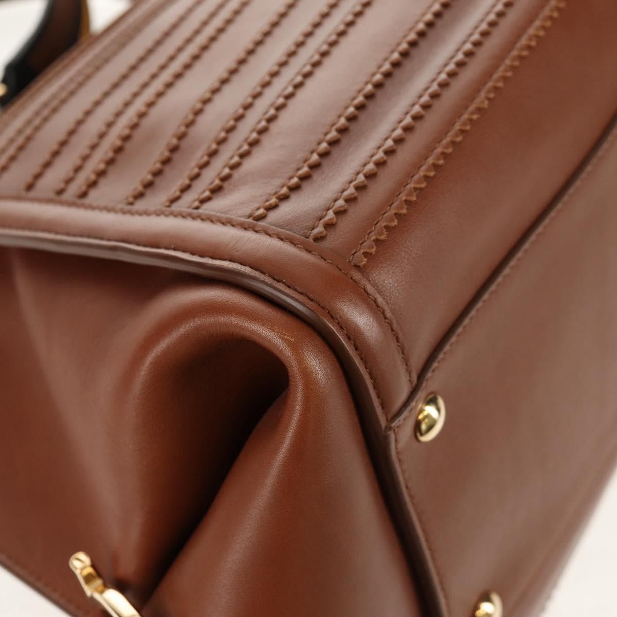 Salvatore Ferragamo Salvatore Ferragamo Sofia Satchel Smooth Leather Size ONE SIZE - 10 Thumbnail