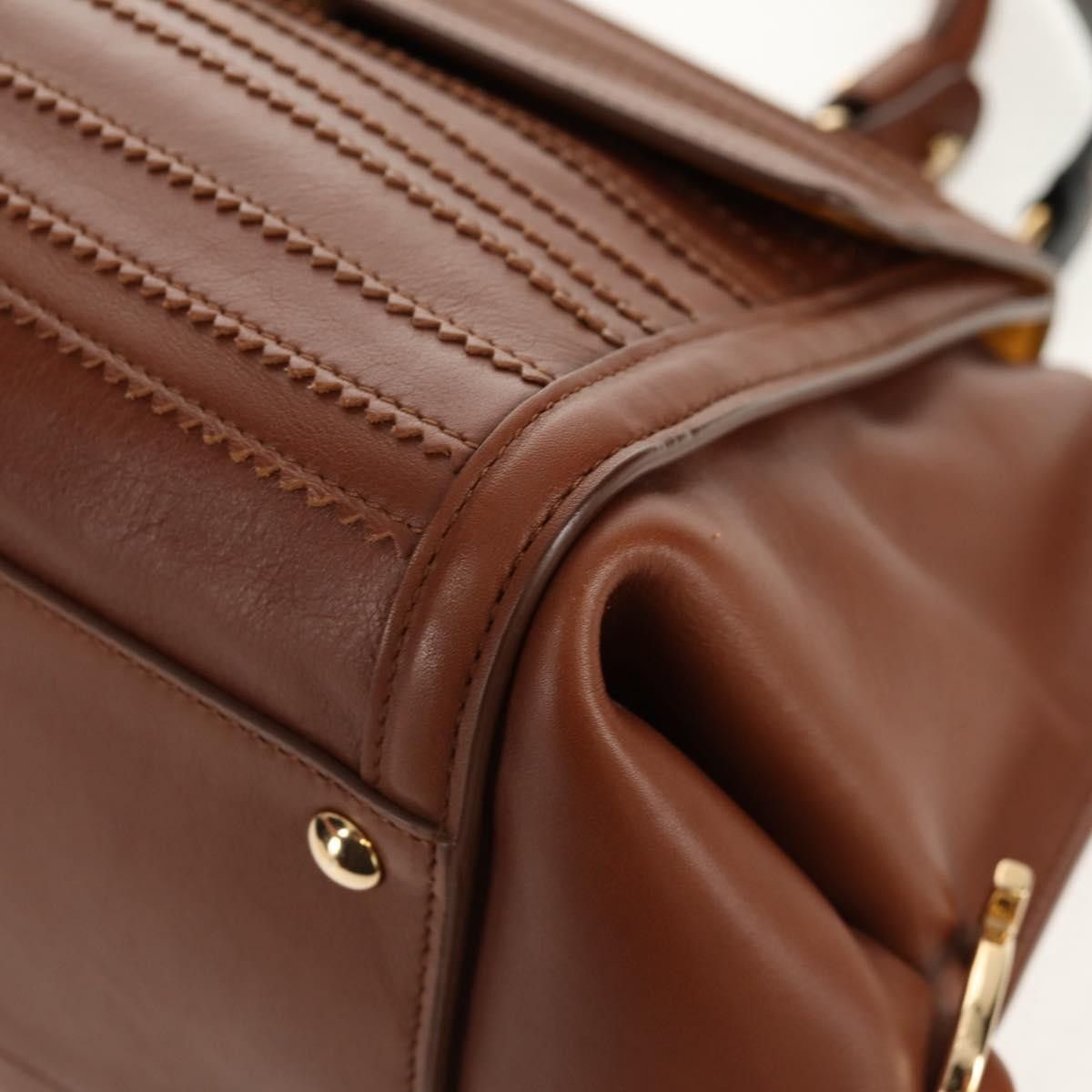 Salvatore Ferragamo Salvatore Ferragamo Sofia Satchel Smooth Leather Size ONE SIZE - 9 Thumbnail