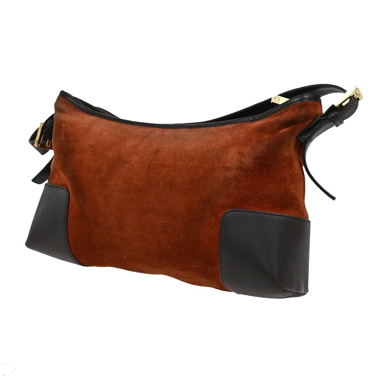 Loewe Loewe Anagram Shoulder Bag Suede Size ONE SIZE - 4 Thumbnail