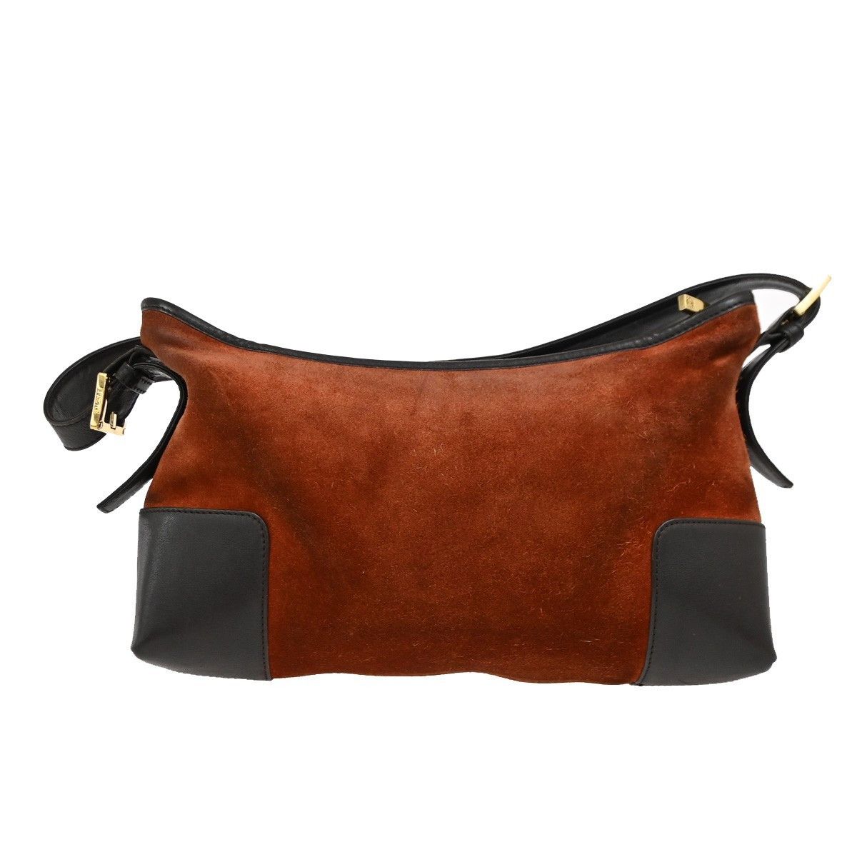 Loewe Loewe Anagram Shoulder Bag Suede Size ONE SIZE - 2 Thumbnail