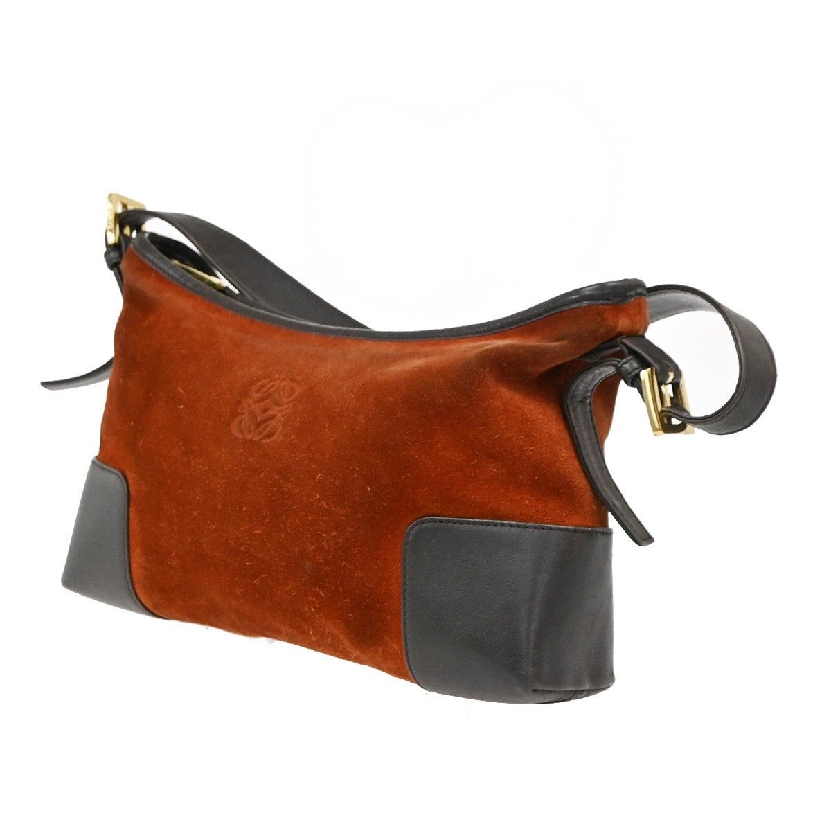 Loewe Loewe Anagram Shoulder Bag Suede Size ONE SIZE - 3 Thumbnail