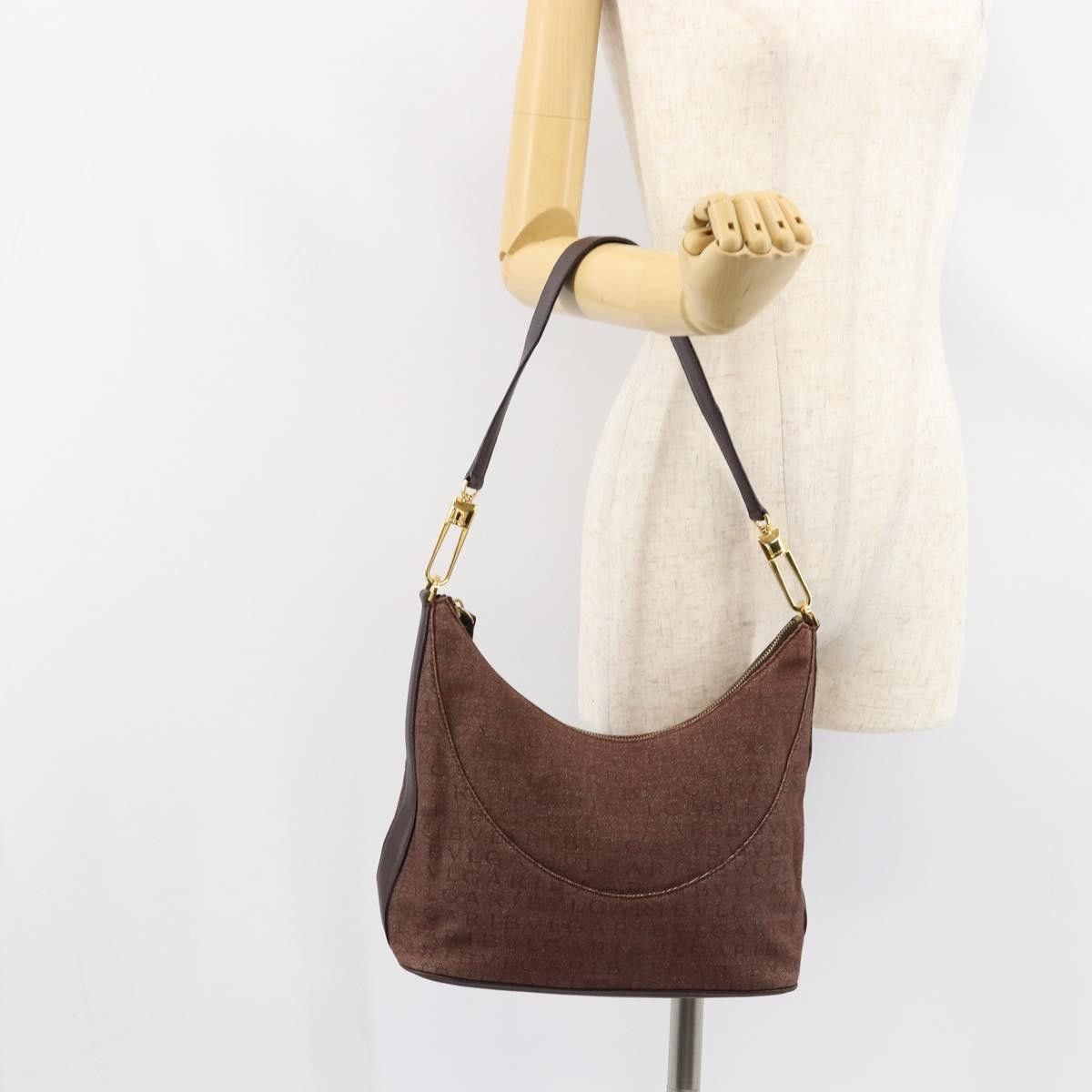 Bvlgari Bvlgari Logomania Shoulder Bag Canvas with Leather Size ONE SIZE - 14 Thumbnail