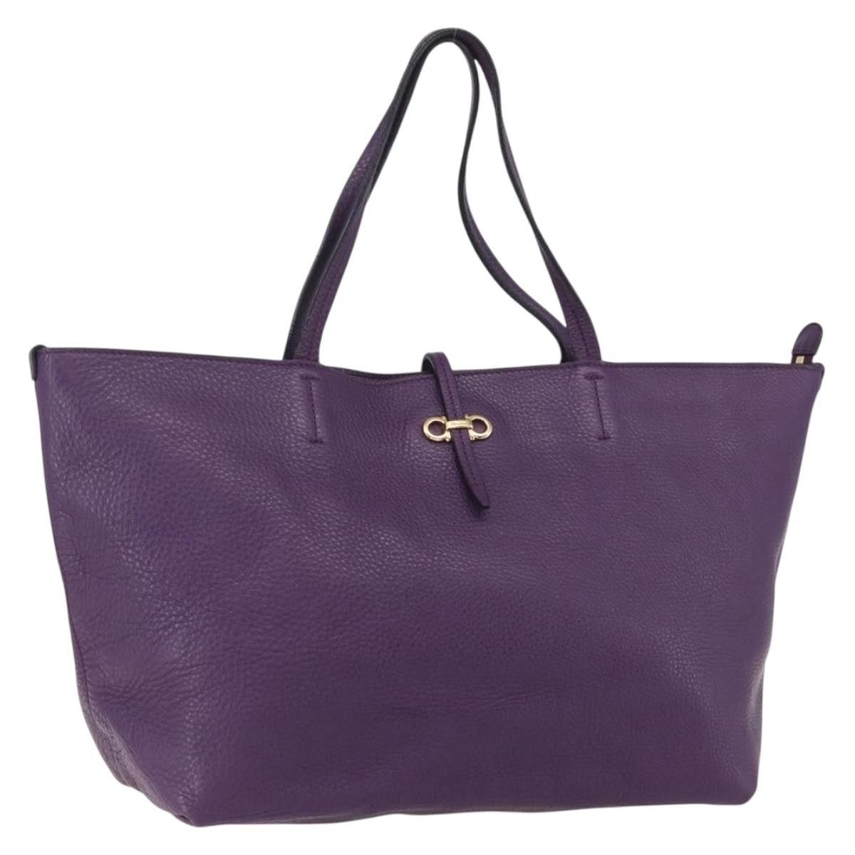 Salvatore Ferragamo Salvatore Ferragamo Gancini Tote Leather Size ONE SIZE - 18 Thumbnail