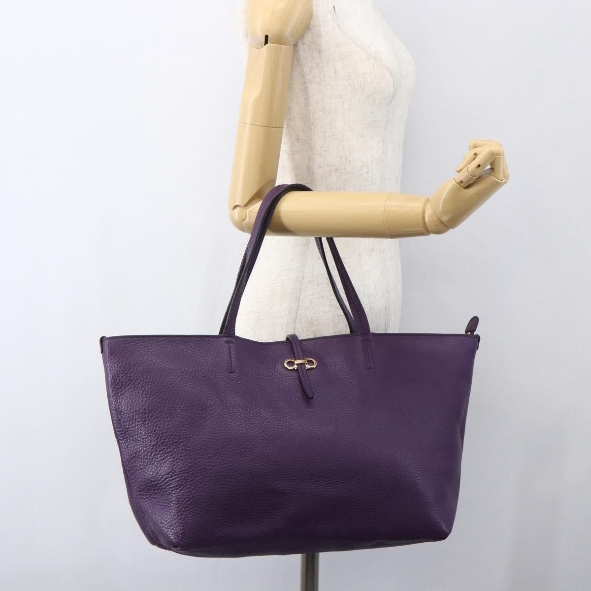 Salvatore Ferragamo Salvatore Ferragamo Gancini Tote Leather Size ONE SIZE - 13 Thumbnail
