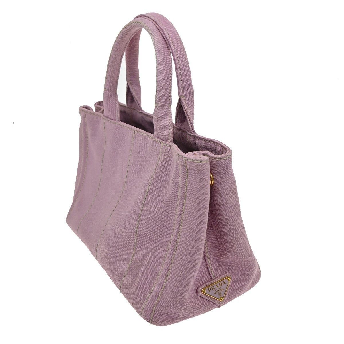Prada Prada Canapa Open Tote Canvas Size ONE SIZE - 4 Thumbnail