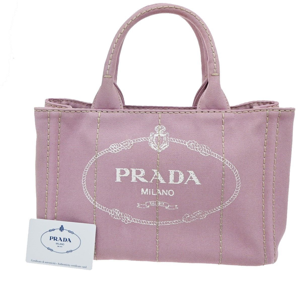Prada Prada Canapa Open Tote Canvas Size ONE SIZE - 11 Thumbnail