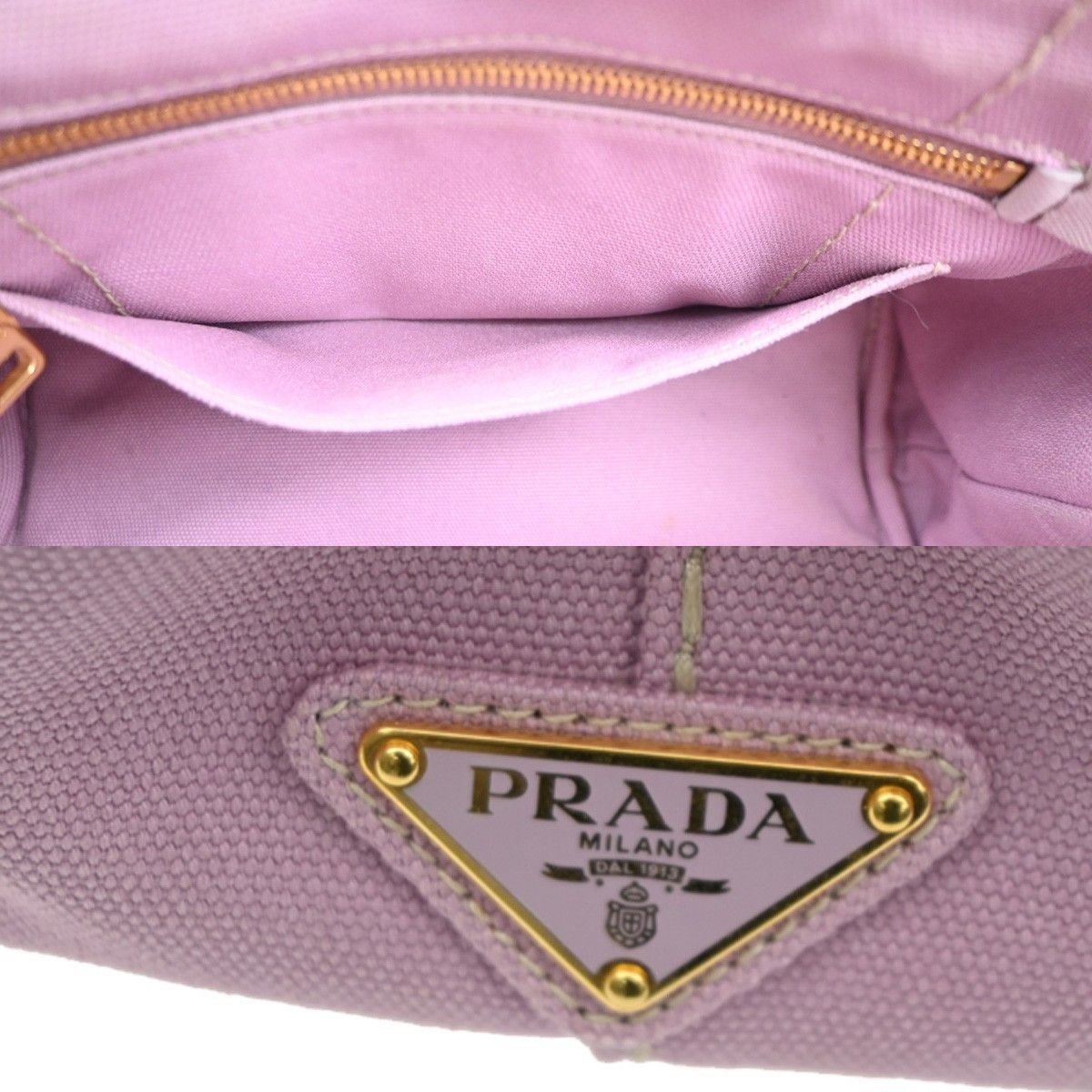 Prada Prada Canapa Open Tote Canvas Size ONE SIZE - 6 Thumbnail