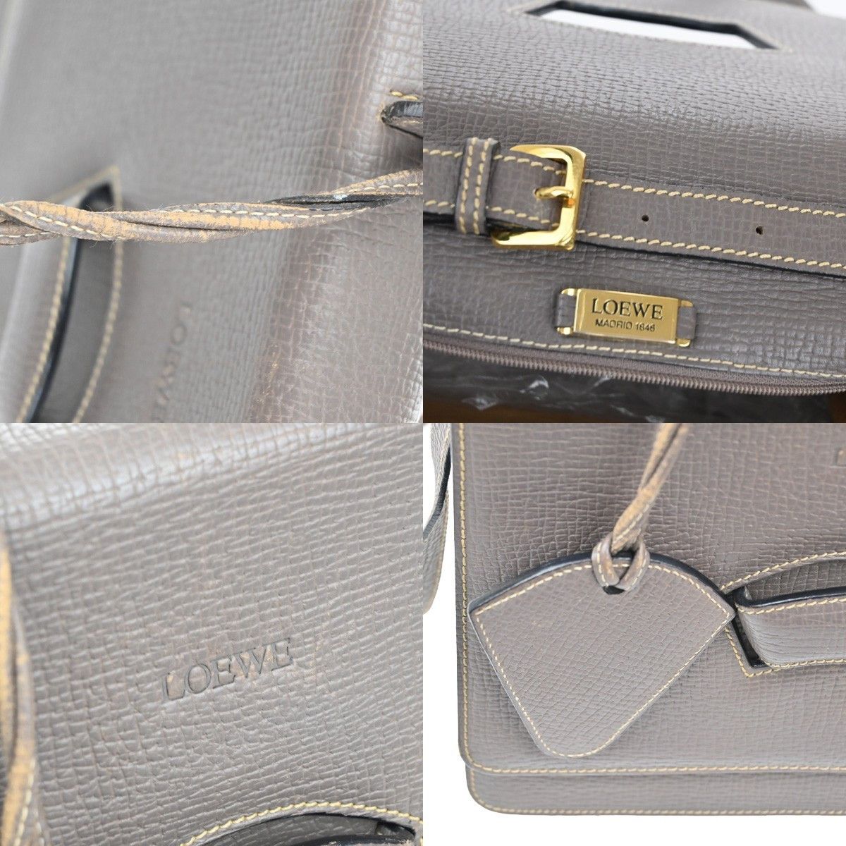 Loewe Loewe Barcelona Shoulder Bag Leather Size ONE SIZE - 9 Thumbnail
