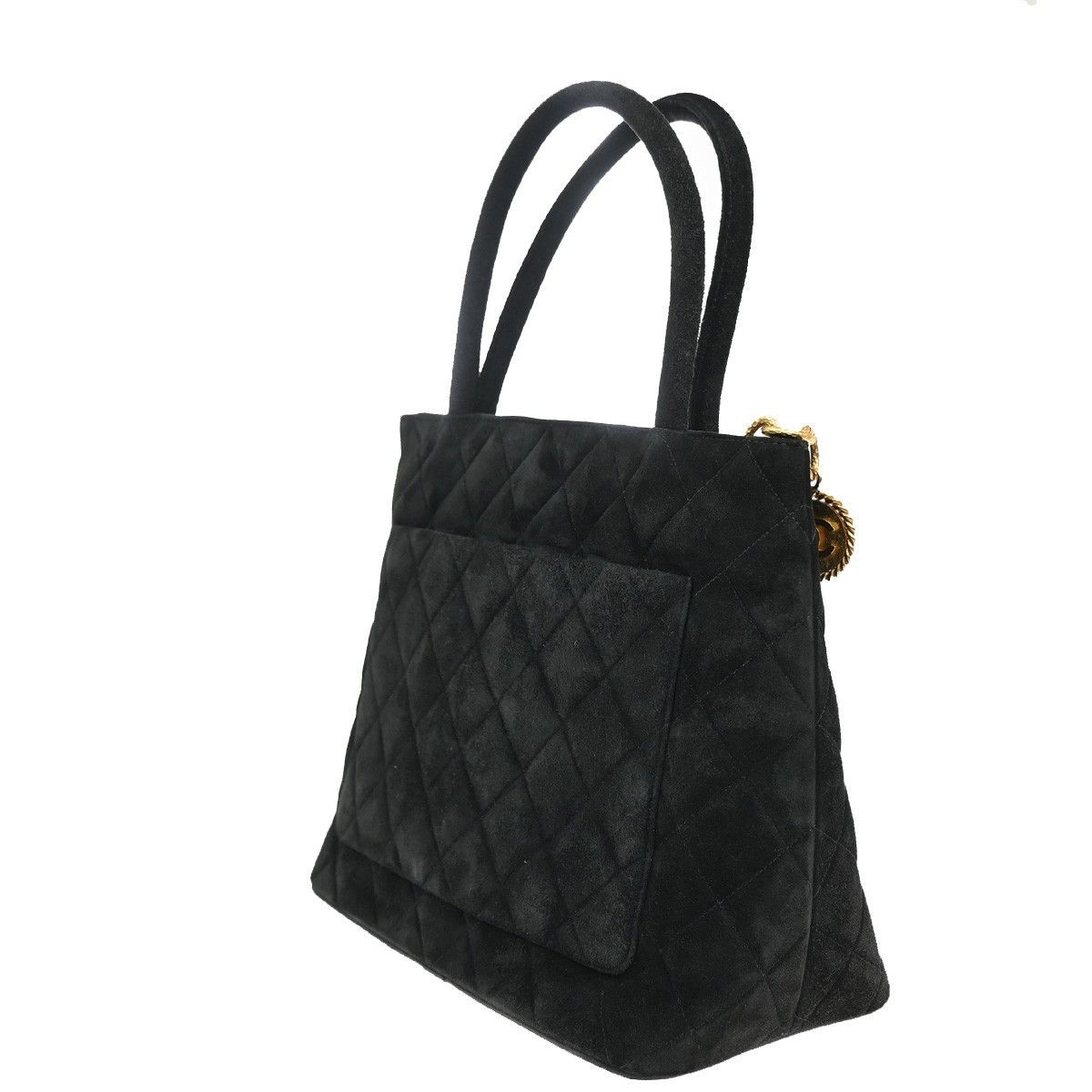 Chanel Chanel Medallion Tote Quilted Suede Size ONE SIZE - 4 Thumbnail