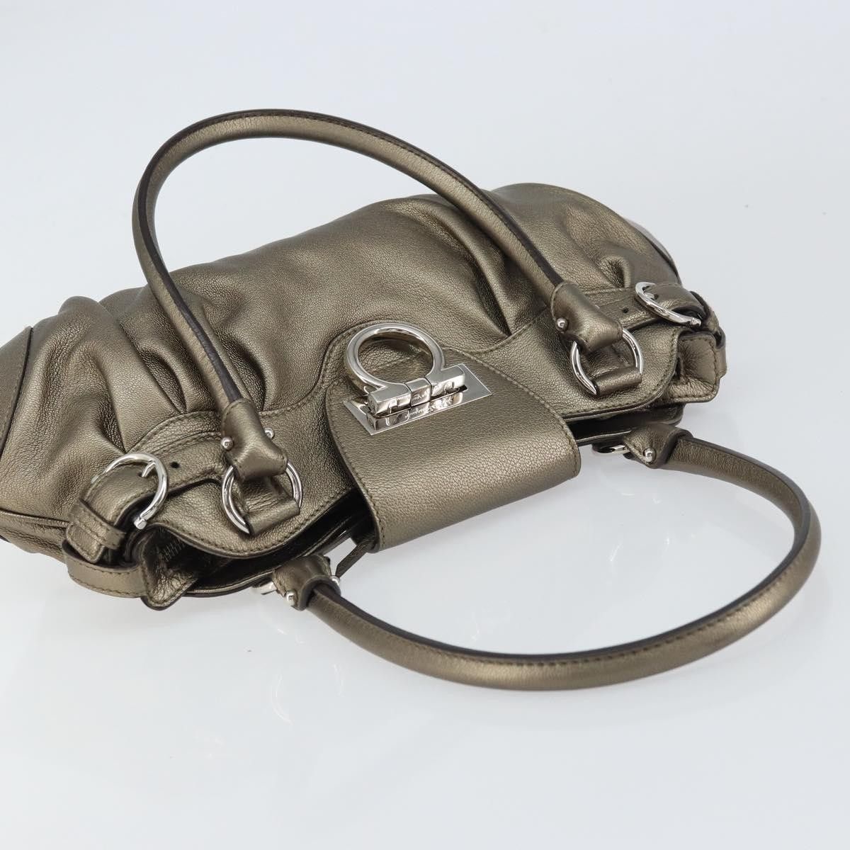 Salvatore Ferragamo Salvatore Ferragamo Gancini handbag Leather Size ONE SIZE - 14 Thumbnail