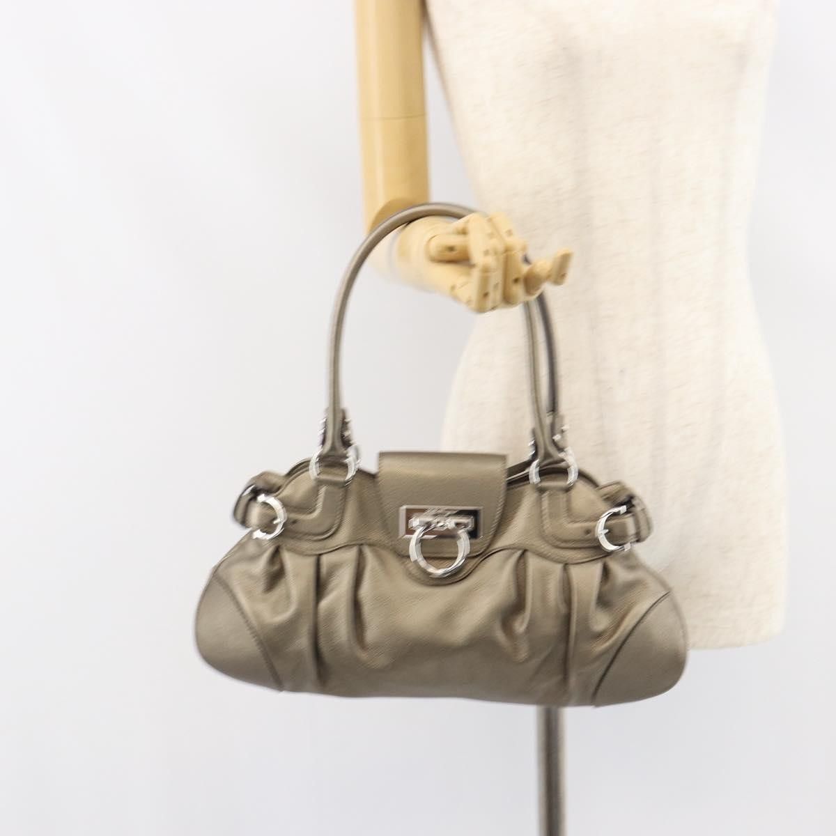 Salvatore Ferragamo Salvatore Ferragamo Gancini handbag Leather Size ONE SIZE - 13 Thumbnail