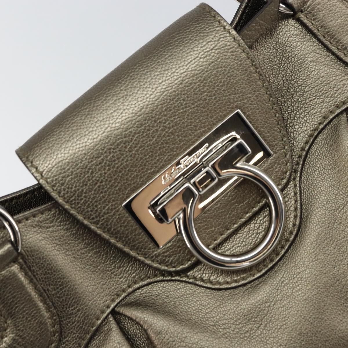 Salvatore Ferragamo Salvatore Ferragamo Gancini handbag Leather Size ONE SIZE - 12 Thumbnail