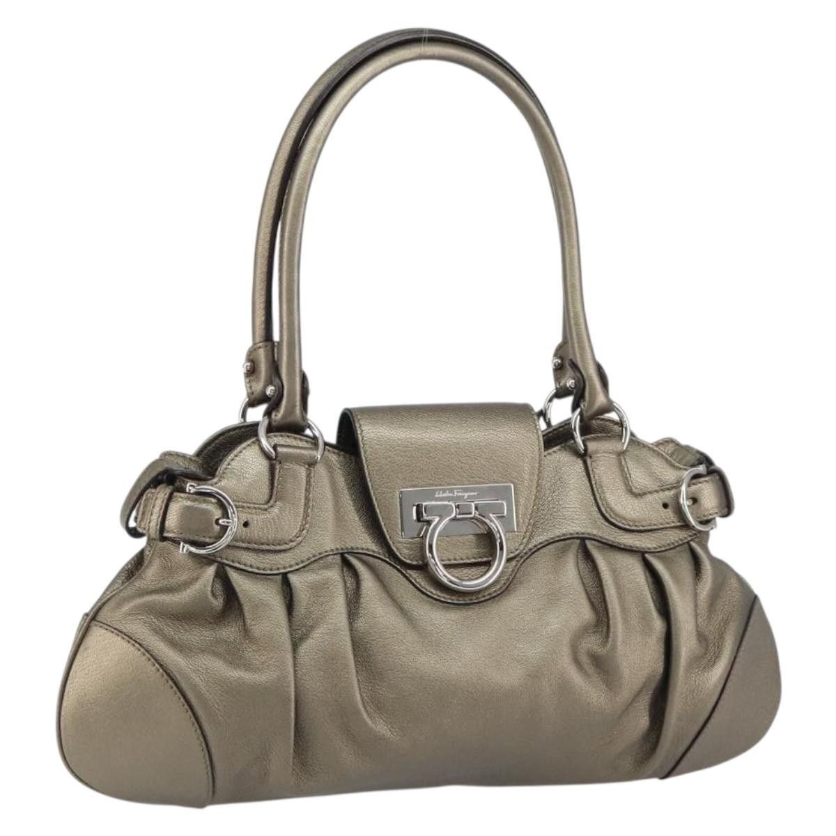 Salvatore Ferragamo Salvatore Ferragamo Gancini handbag Leather Size ONE SIZE - 18 Thumbnail